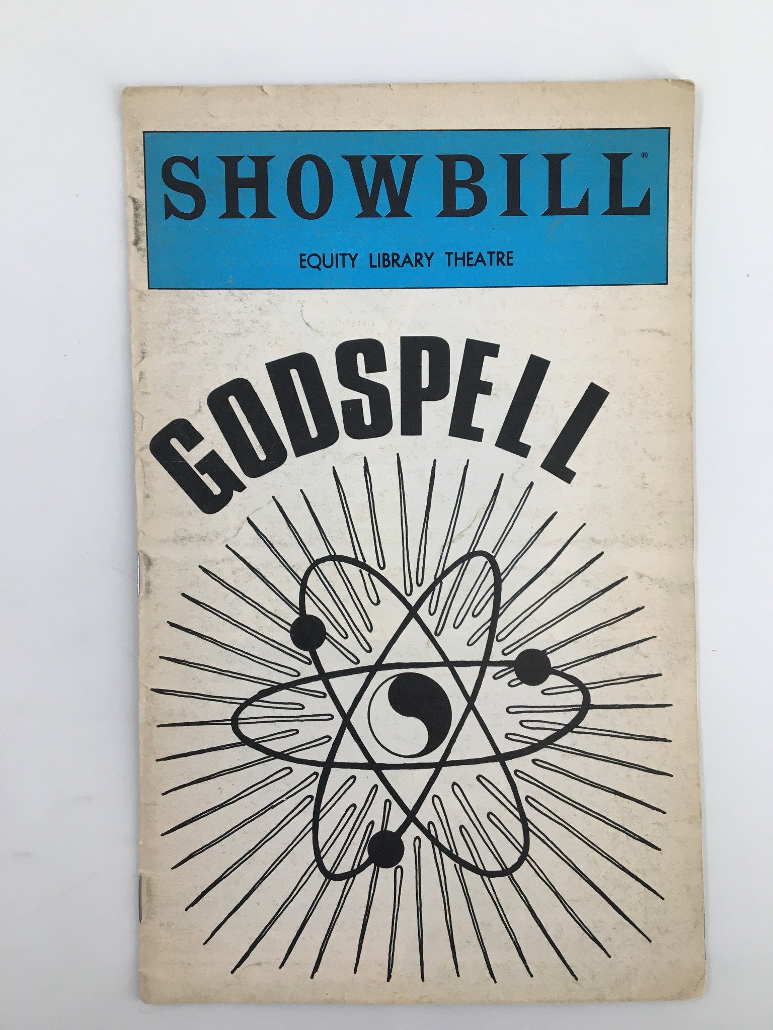 1981 Showbill Equity Library Theatre Godspell by John-Michael Tebelak