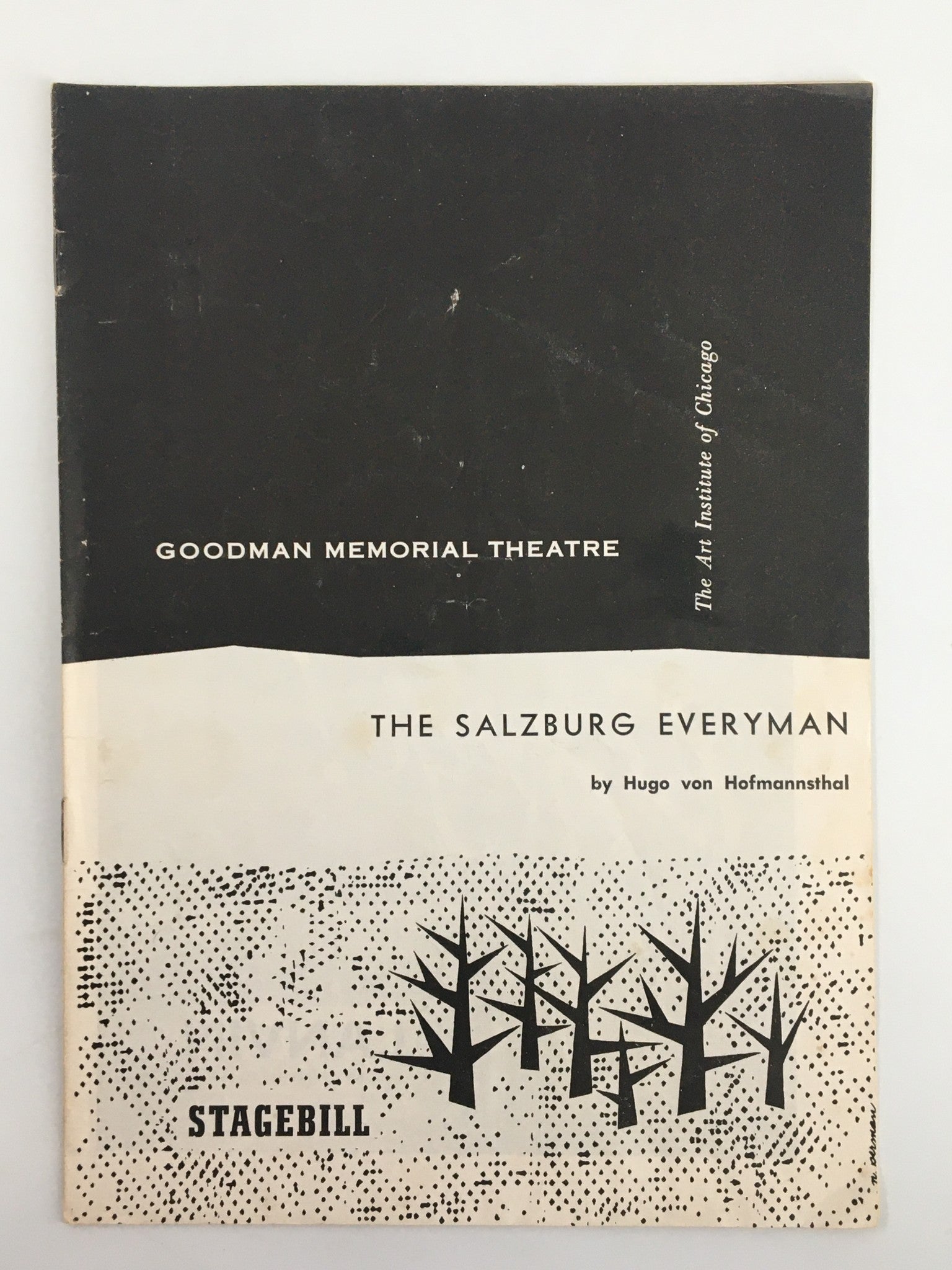 1957 Stagebill The Goodman Theatre Donald Buka in The Salzburg Everyman