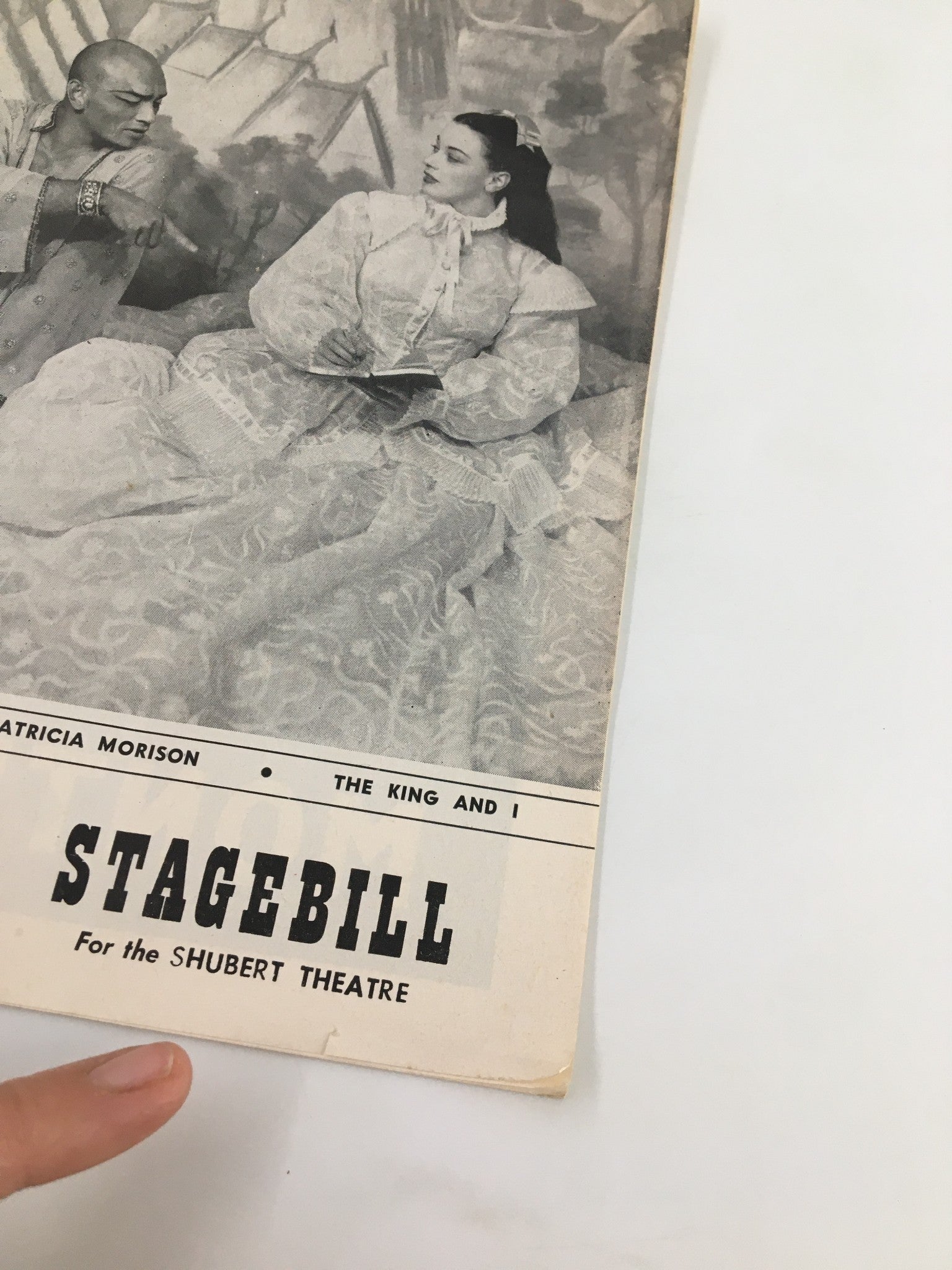 1954 Stagebill Shubert Theatre Yul Brynner, Patricia Morison in The King and I