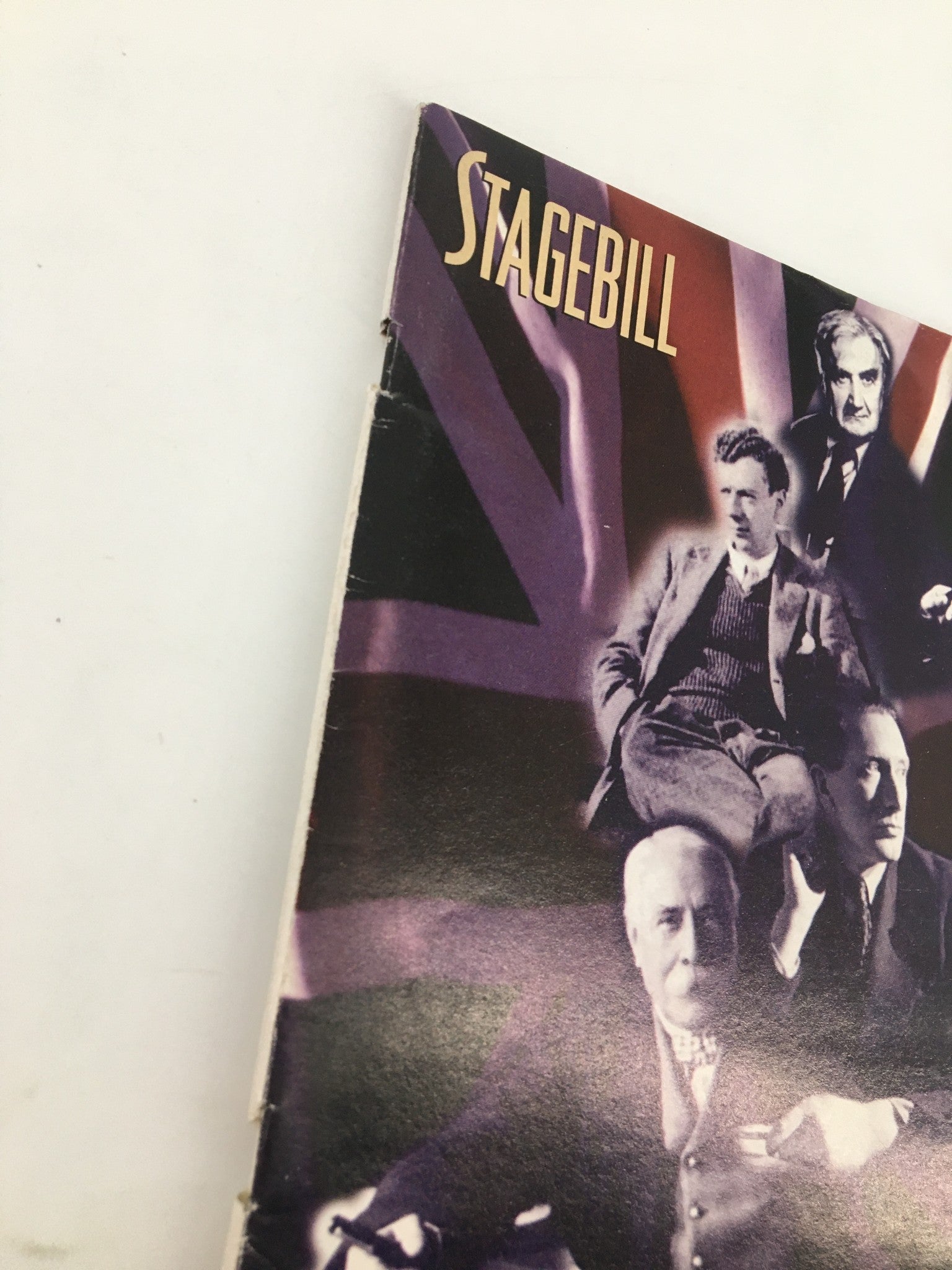 Close-up view of the 1998 Stagebill from the Dallas Symphony Association showcasing significant classical music figures, featuring the title prominently on the cover.