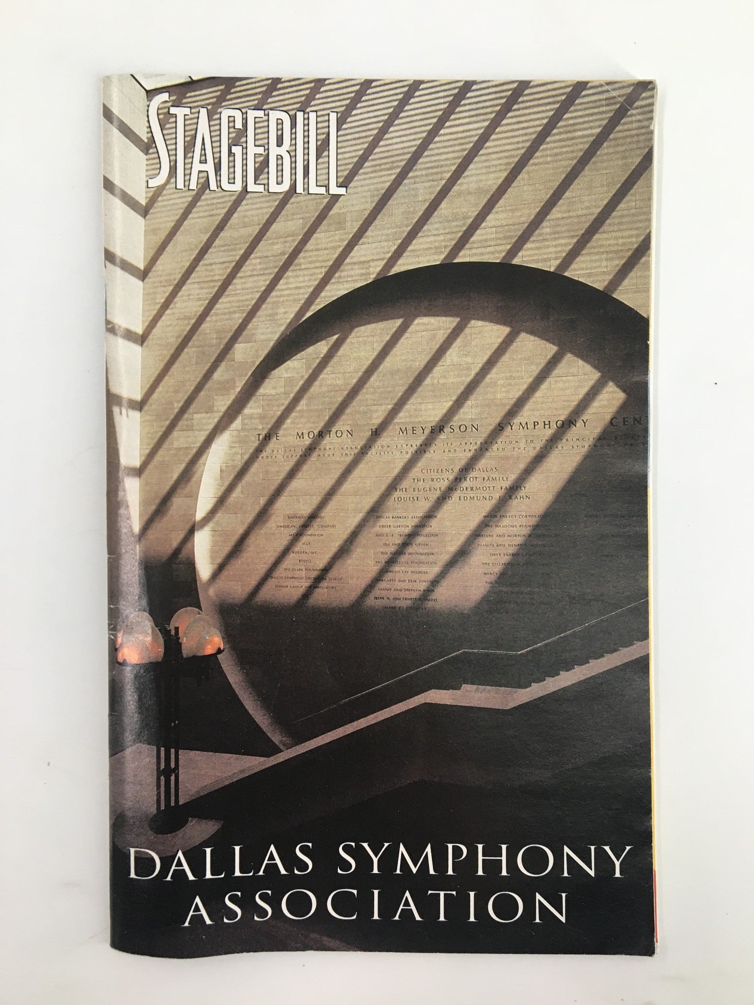 1998 Stagebill Dallas Symphony Association Andrew Litton in Action