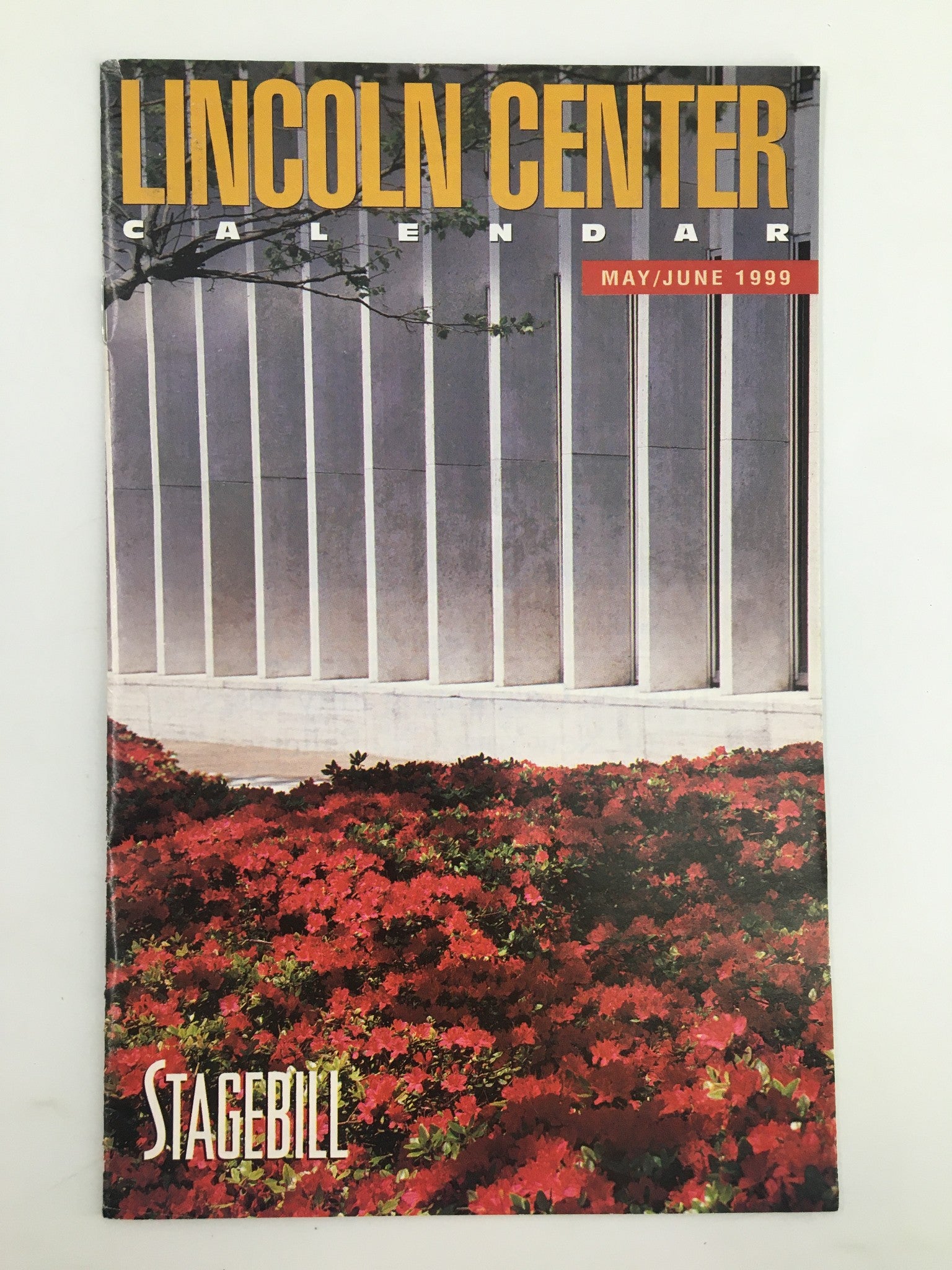 1999 Stagebill Lincoln Center Calendar for the Month of May and June