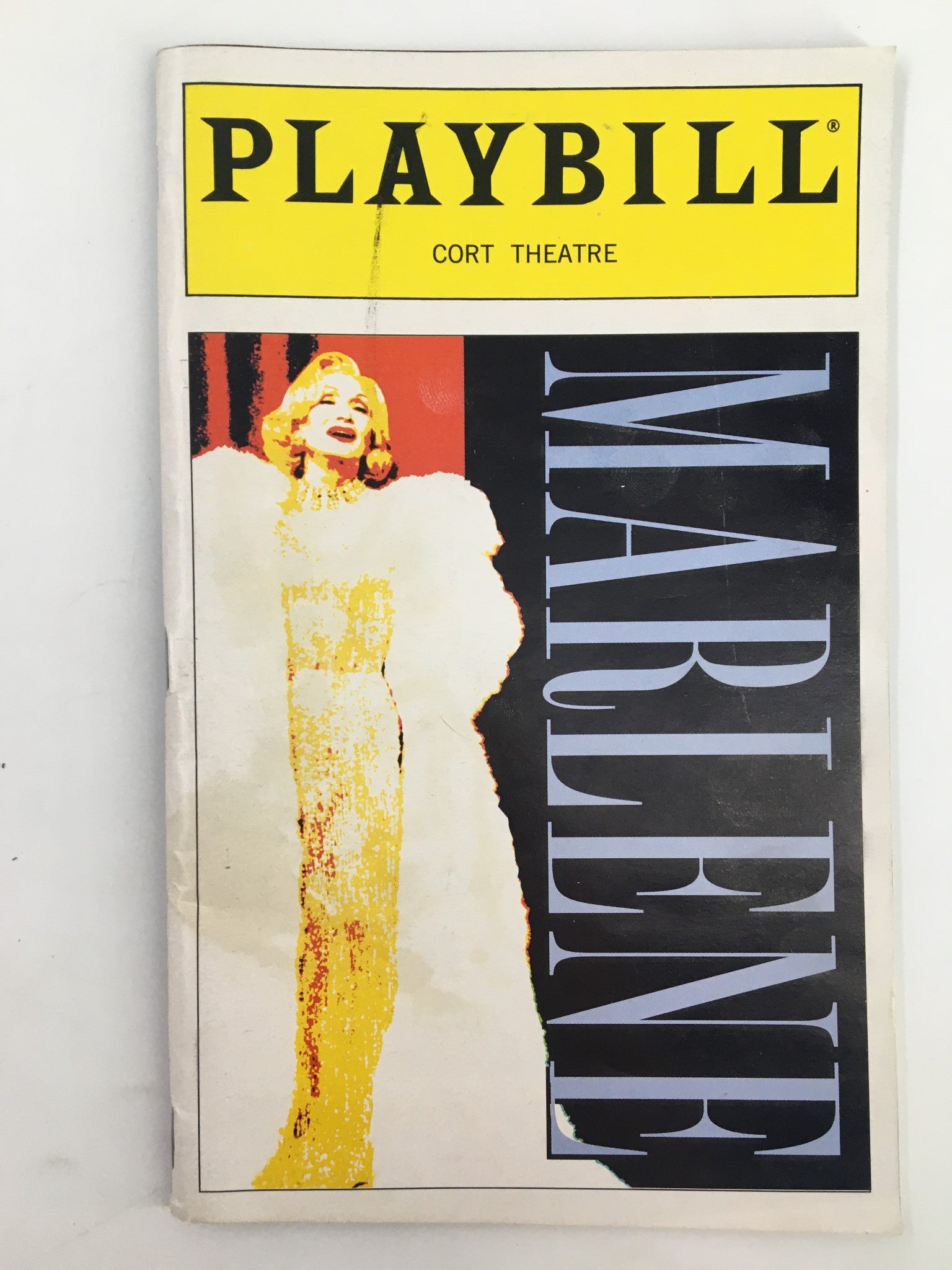 1999 Playbill Cort Theatre Sian Phillips, Margaret Whitton in Marlene