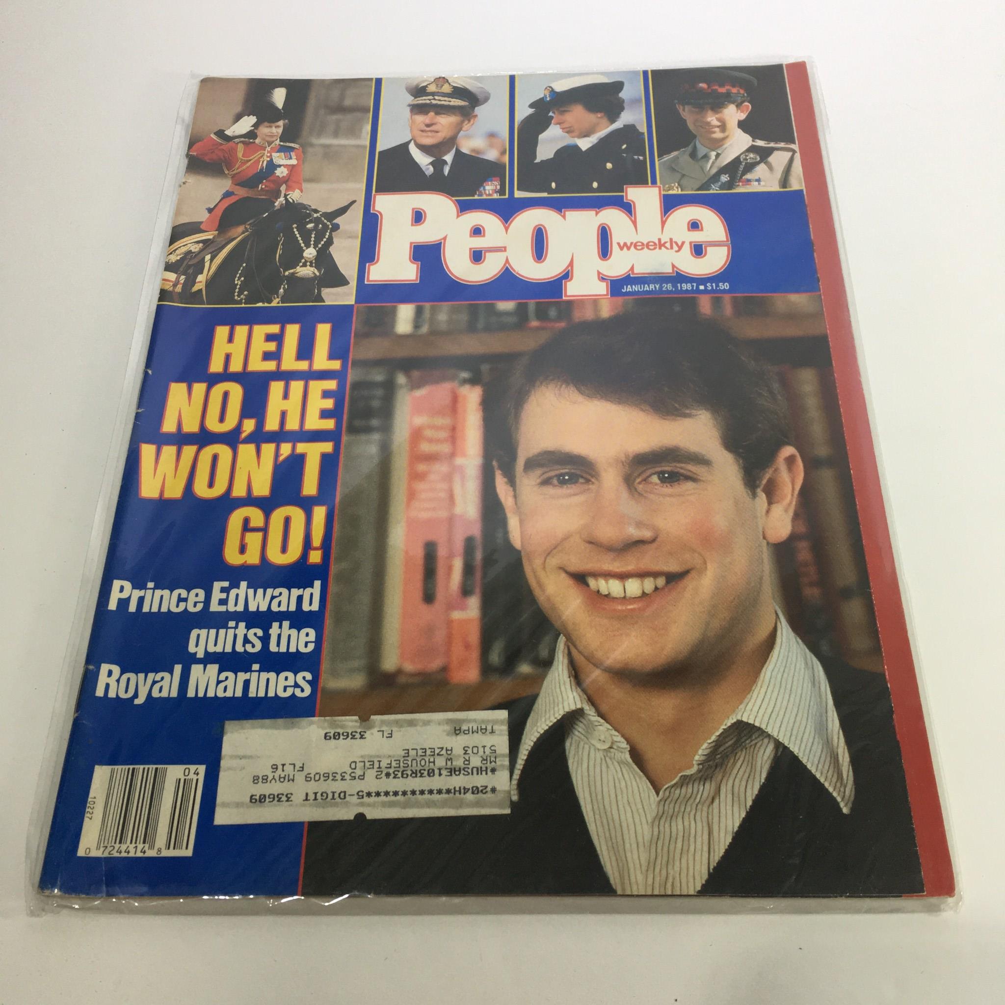 People Magazine January 26 1987 Prince Edward Quits The Royal Marines