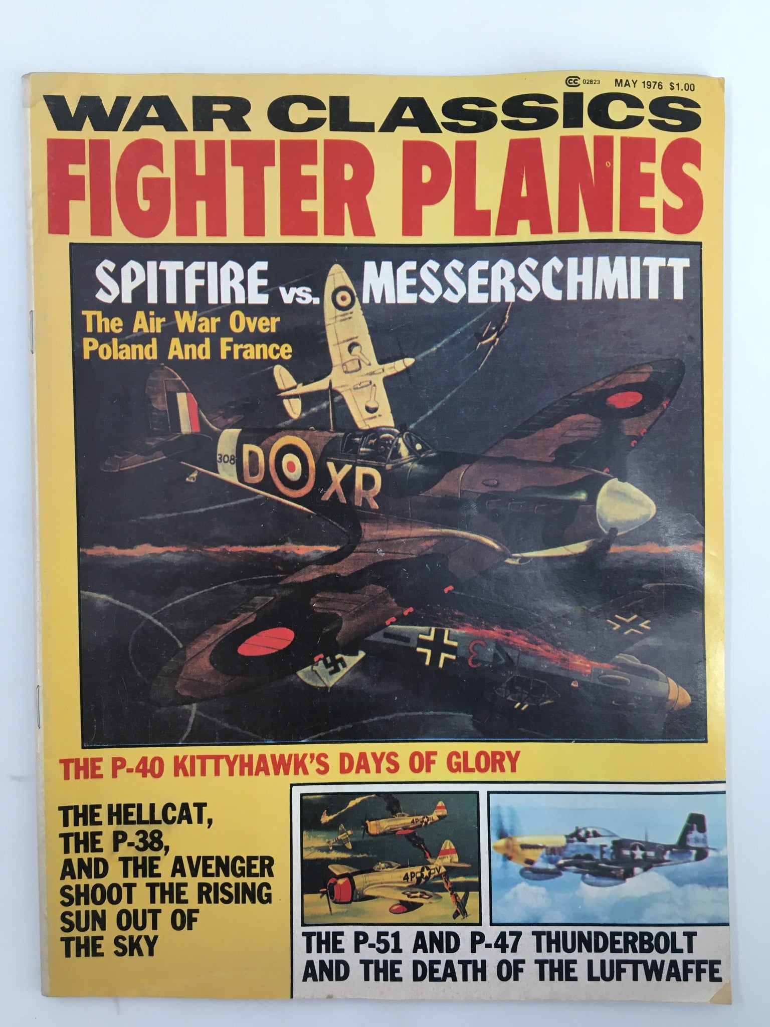 VTG War Classics Magazine May 1976 Spitfire vs Messerschmitt No Label