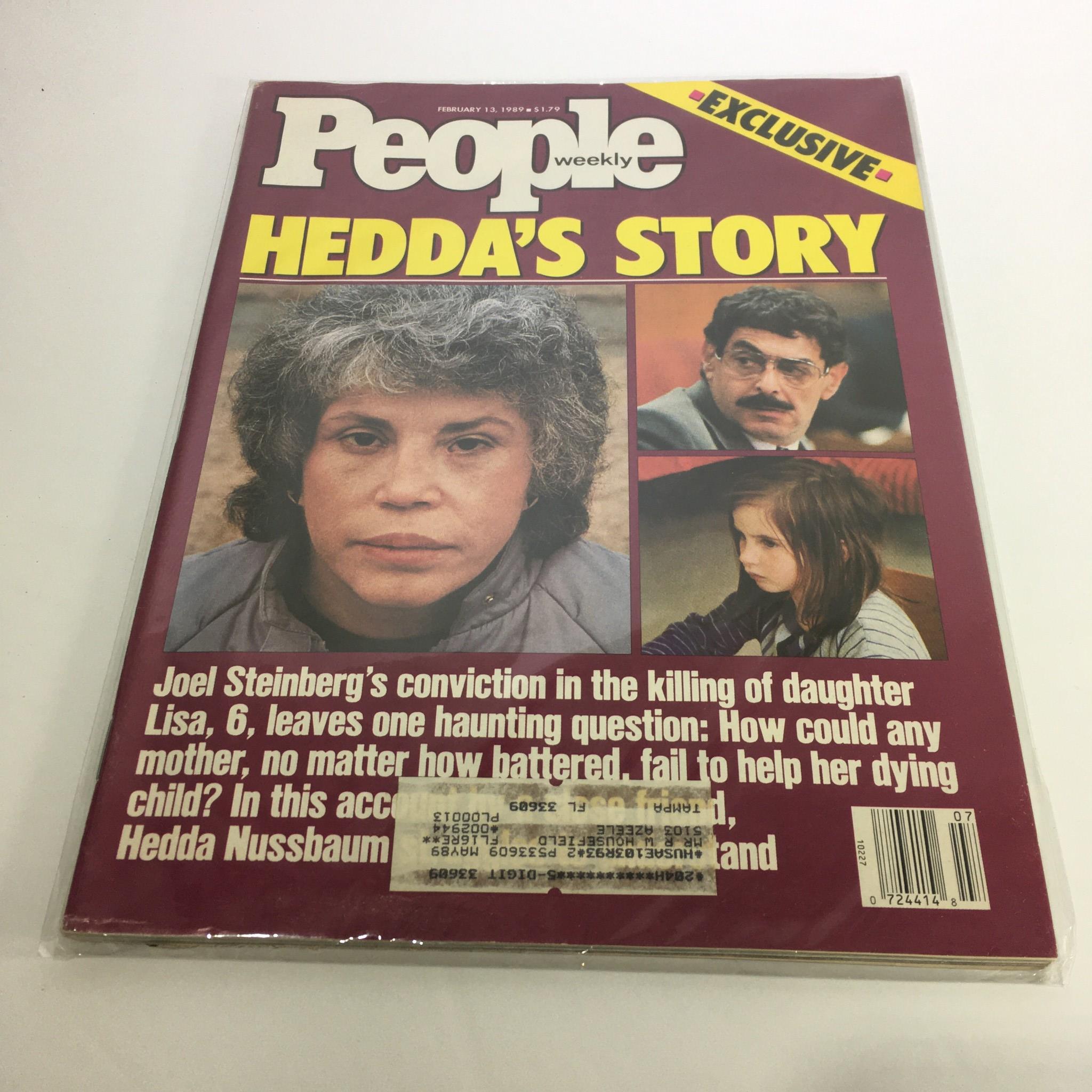 People Magazine February 13 1989 Joel Steinberg's Conviction of Lisa's Daughter