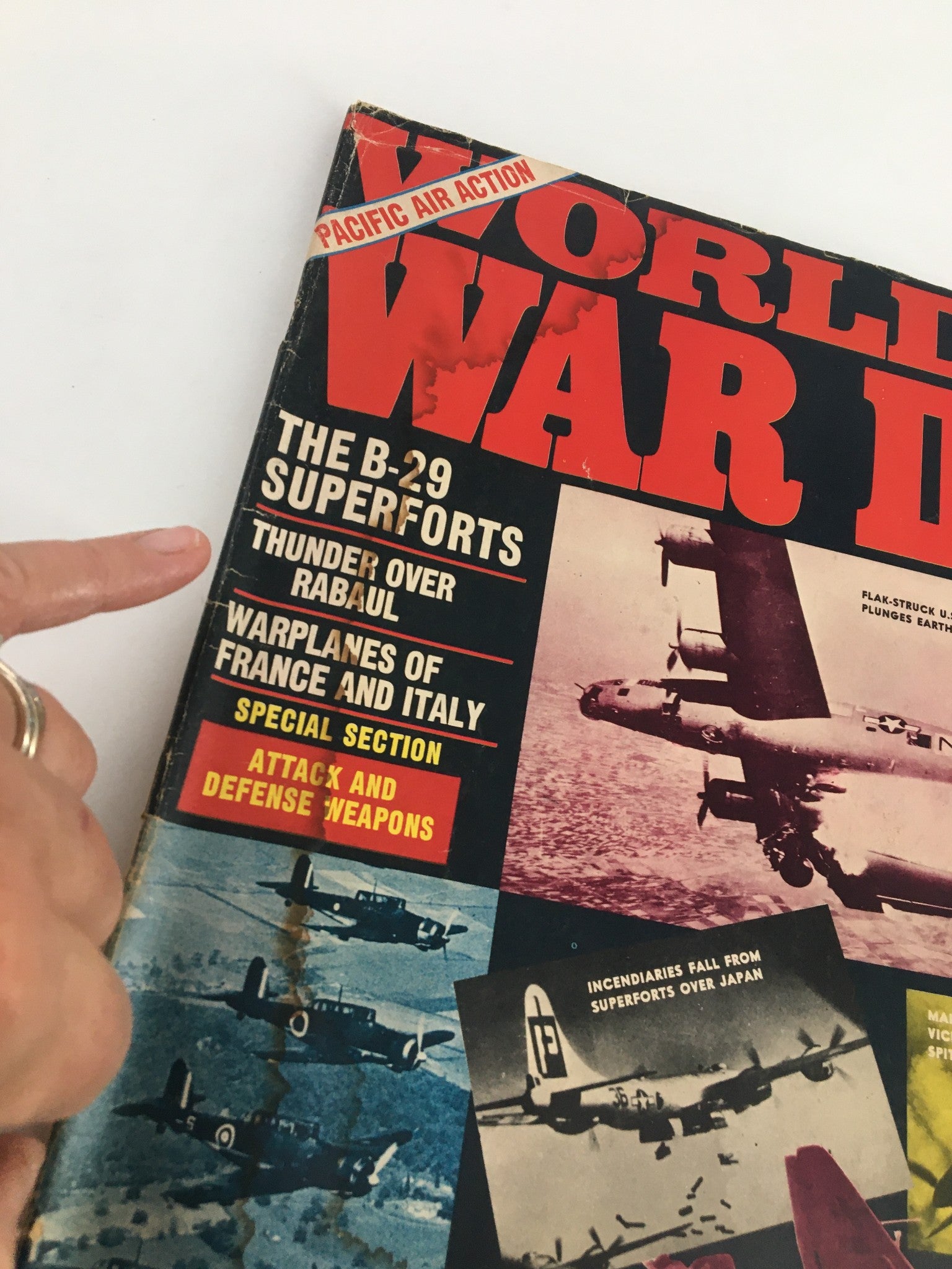 VTG World War II Magazine April 1974 Flak-Struck US B-24 Liberator No Label