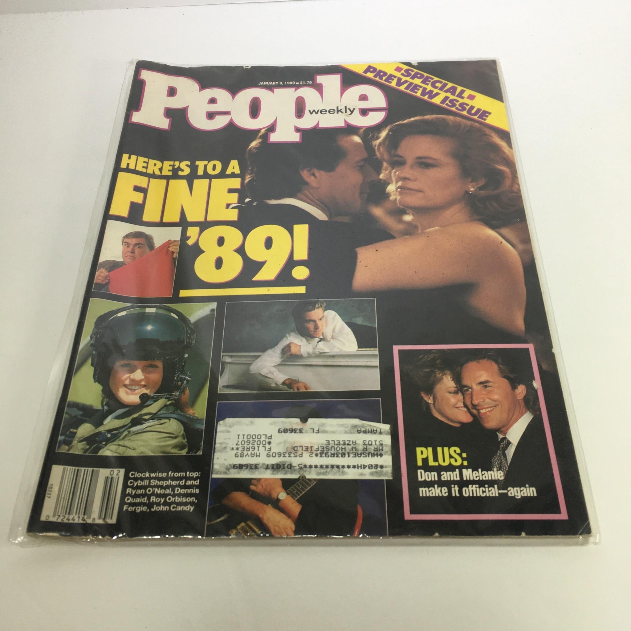 People Magazine January 9 1989 Don Johnson & Melanie Griffith To A Fine 1989