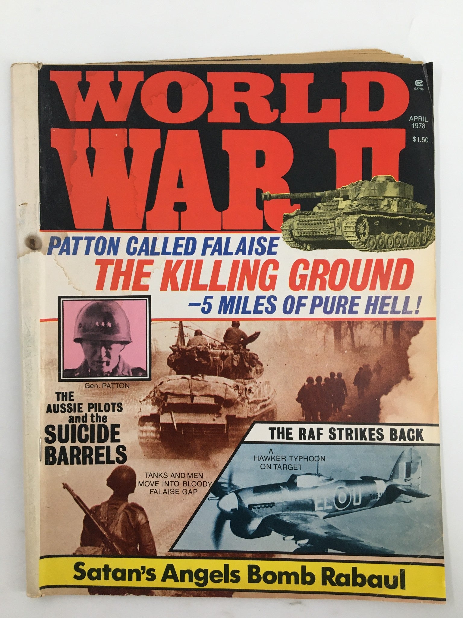 VTG World War II Magazine April 1978 Aussie Pilots and Suicide Barrels No Label