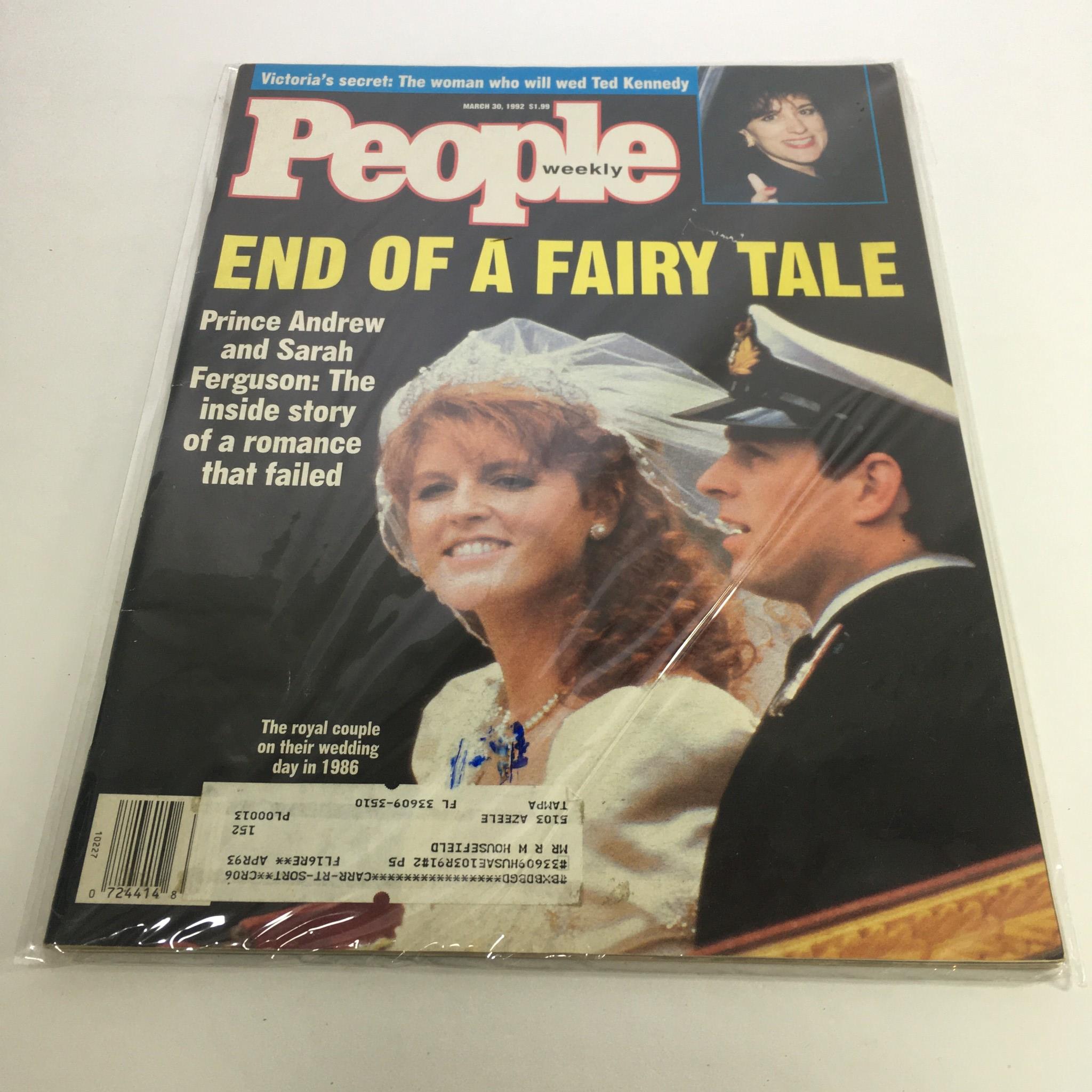 People Magazine March 30 1992 Prince Andrew & Sarah Ferguson in Failed Romance