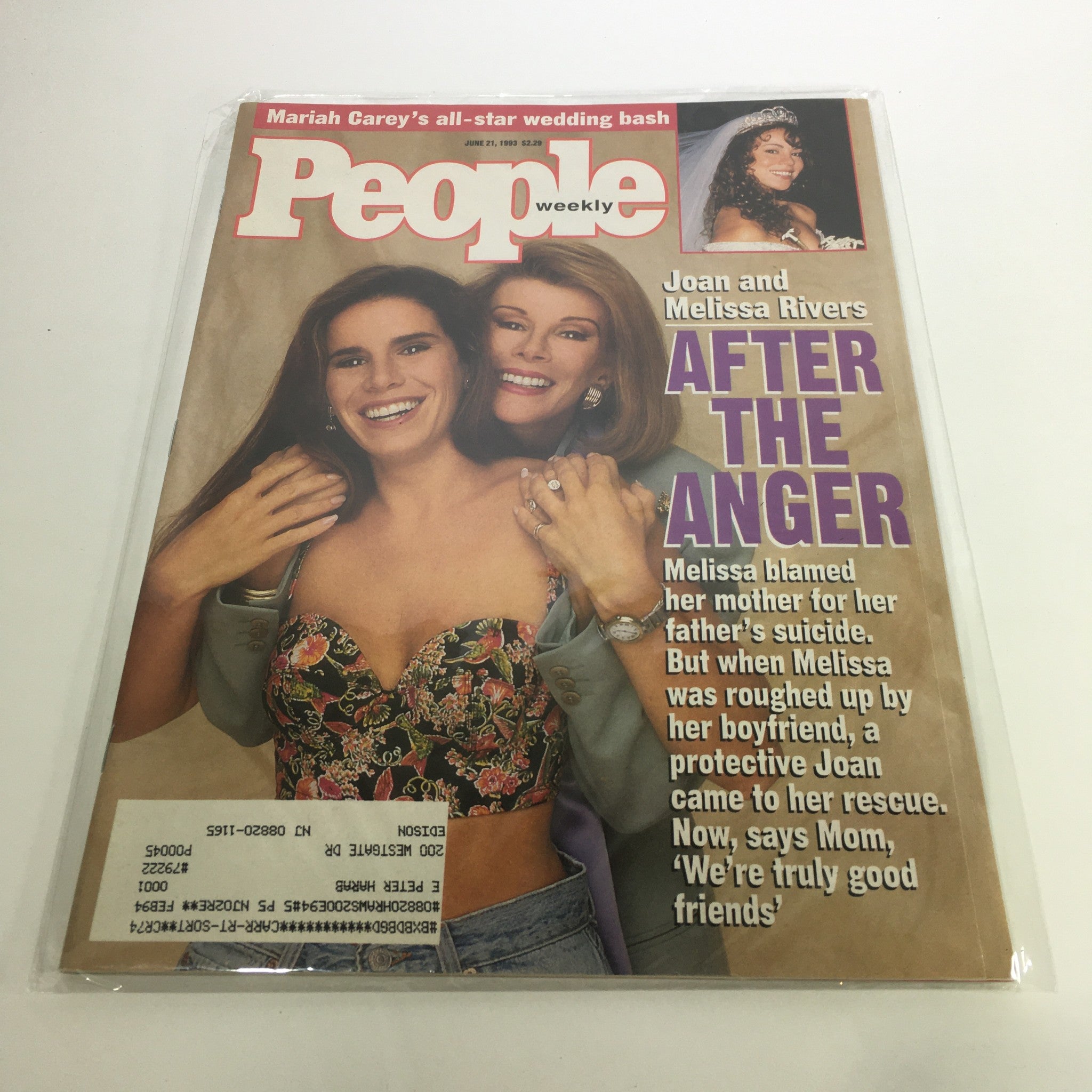 People Magazine June 21 1993 Joan and Melissa Rivers After the Anger VG