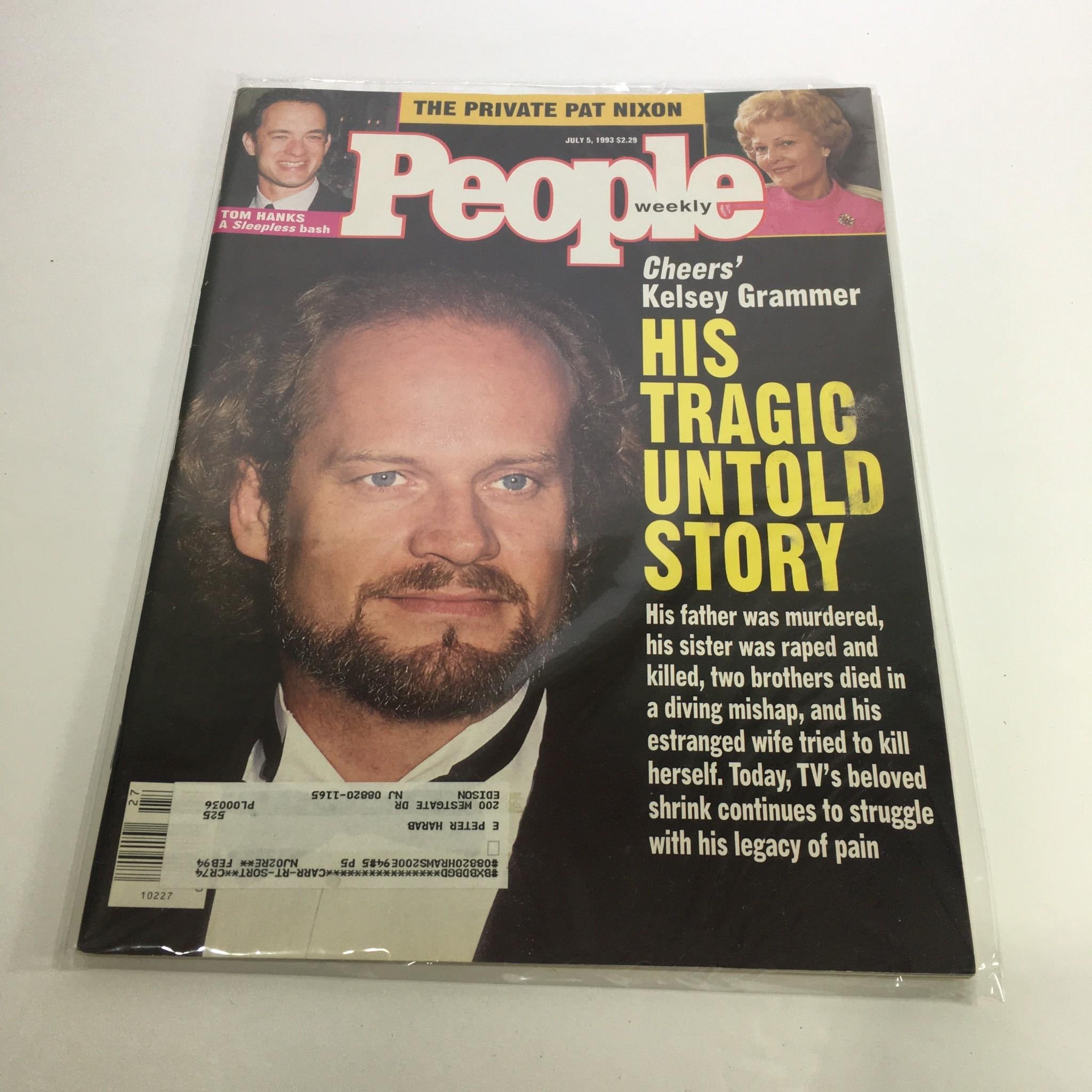 People Magazine July 5 1992 Kelsey Grammer and His Tragic Untold Story VG