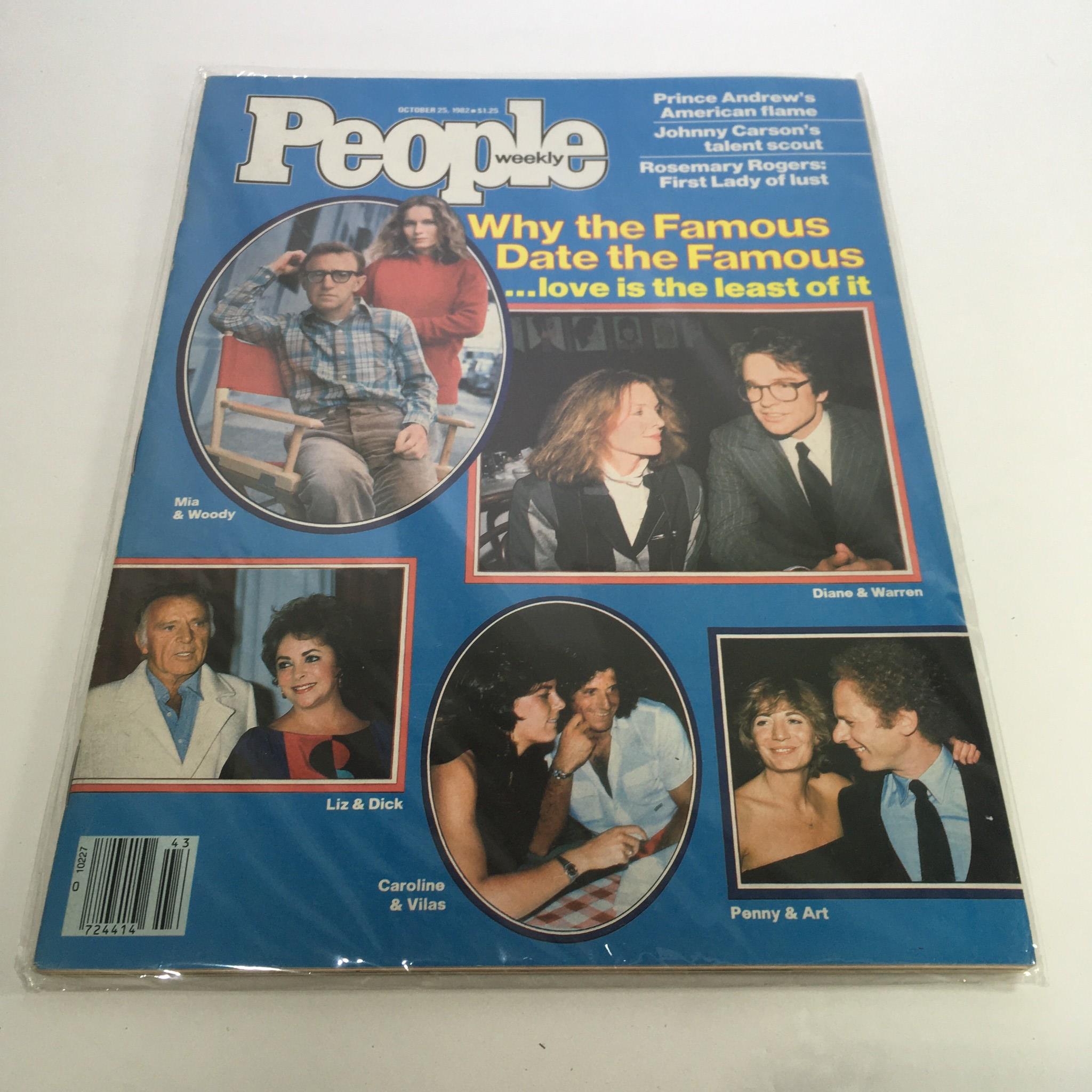 People Magazine October 25 1982 Mia & Woody in Why The Famous Date the Famous