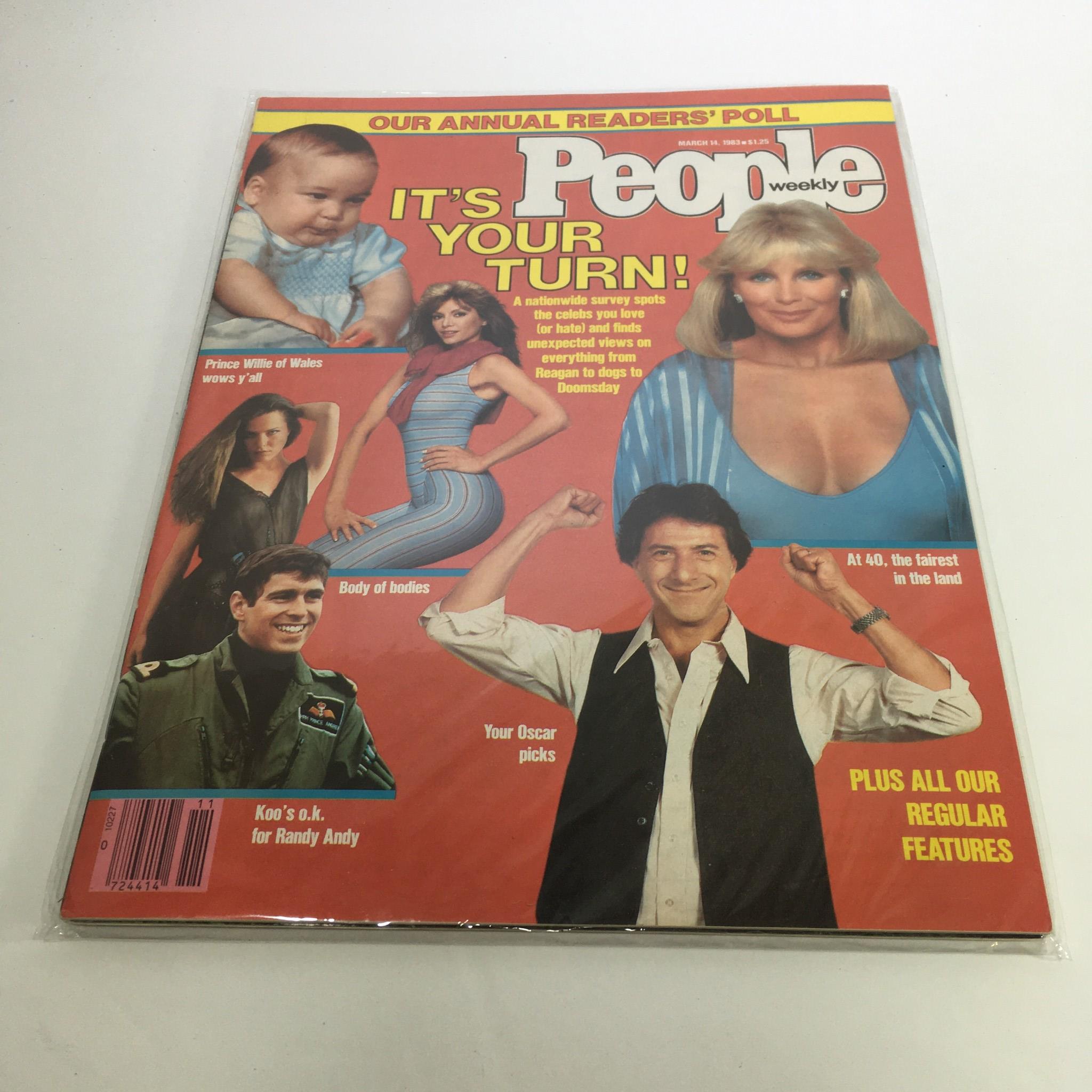 People Magazine March 14 1983 Prince Willie of Wales Plus More Celebrity VG