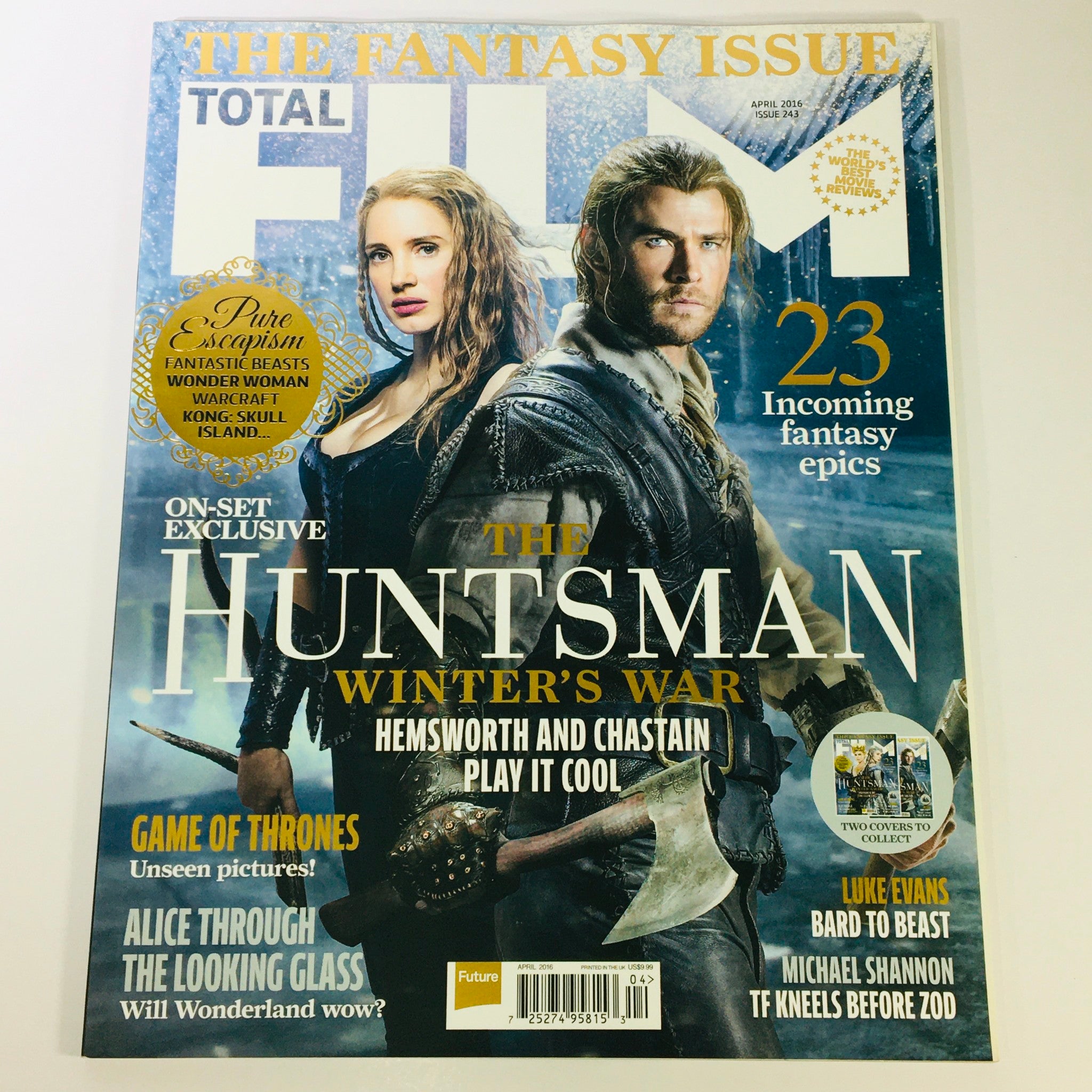 Total Film Magazine April 2016 #243 Jessica Chastain, Chris Hemsworth UK Import