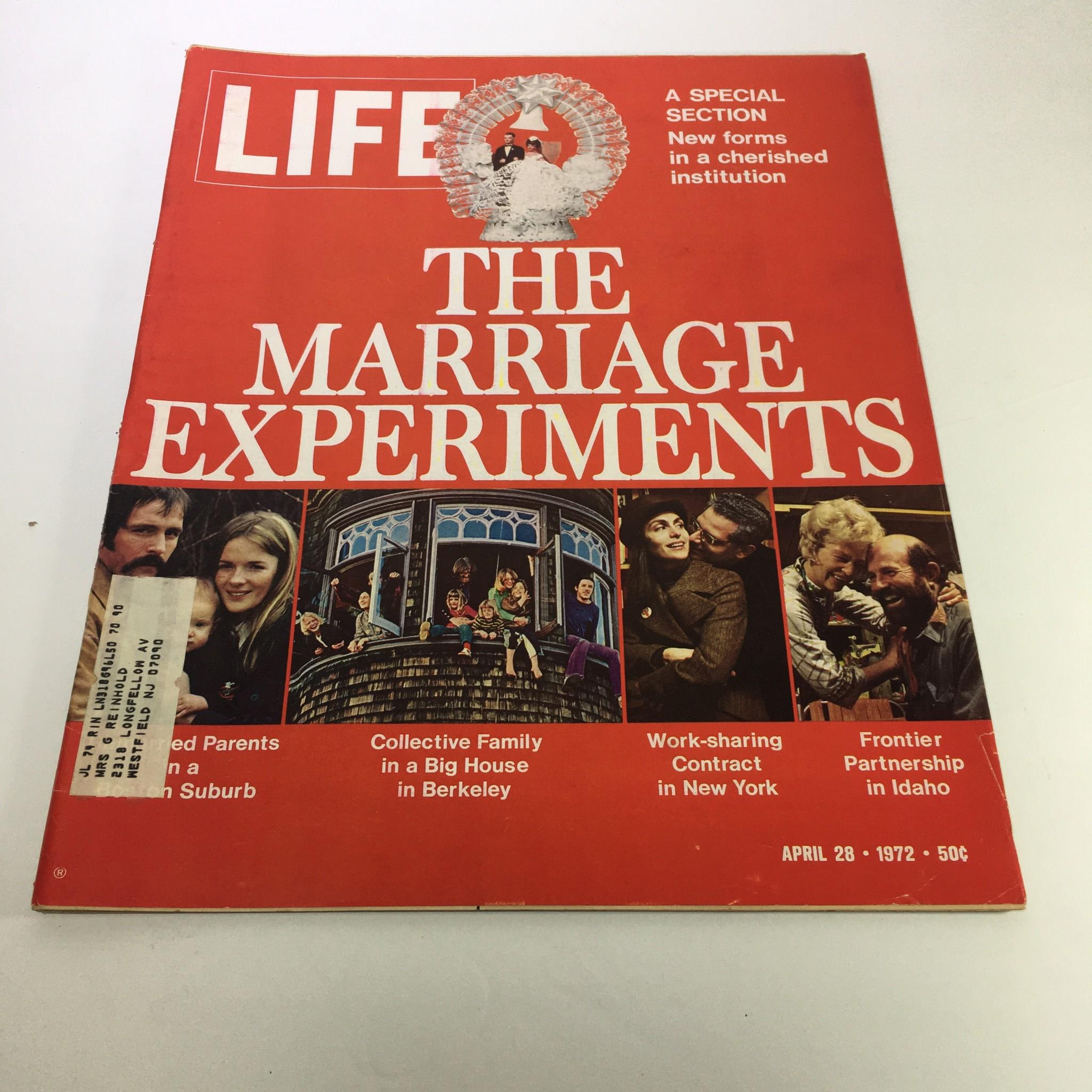 Life Magazine: April 28, 1972 - The Marriage Experiments