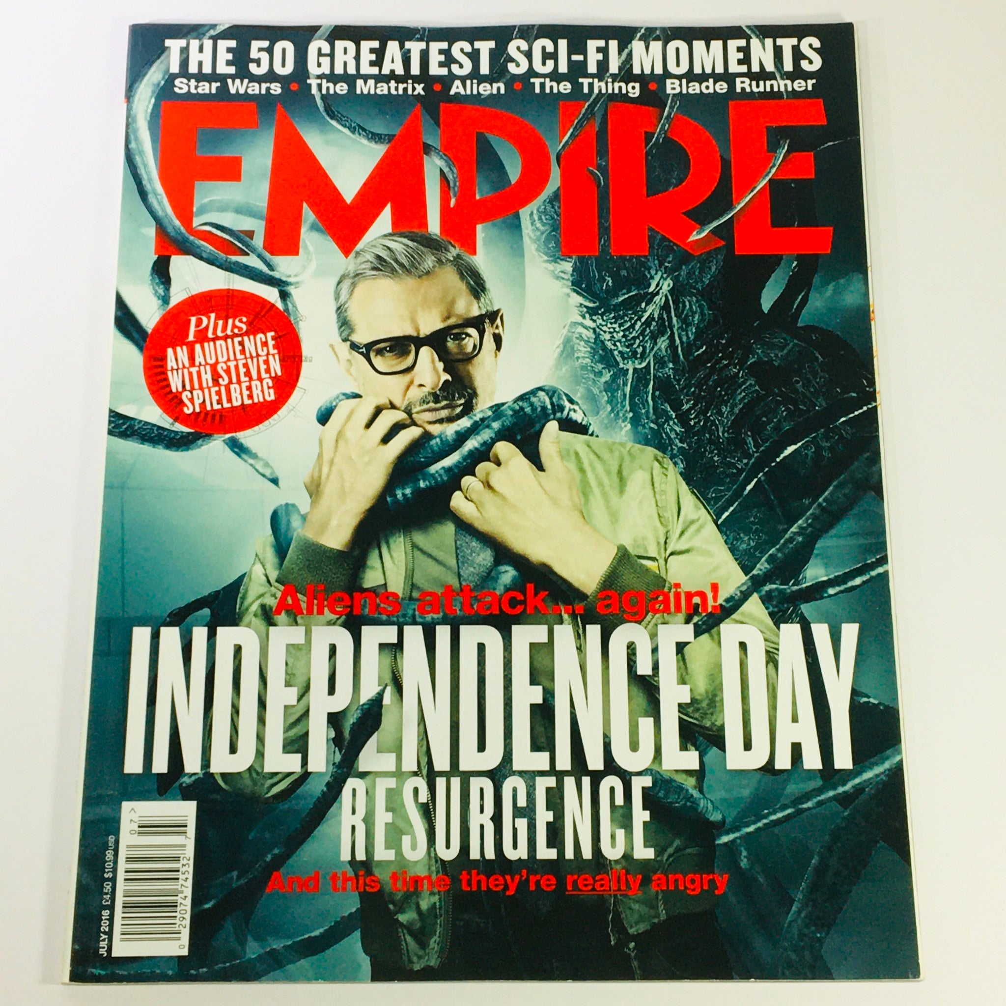 Empire Magazine July 2016 Jeff Goldblum, Independence Day Resurgence UK Import