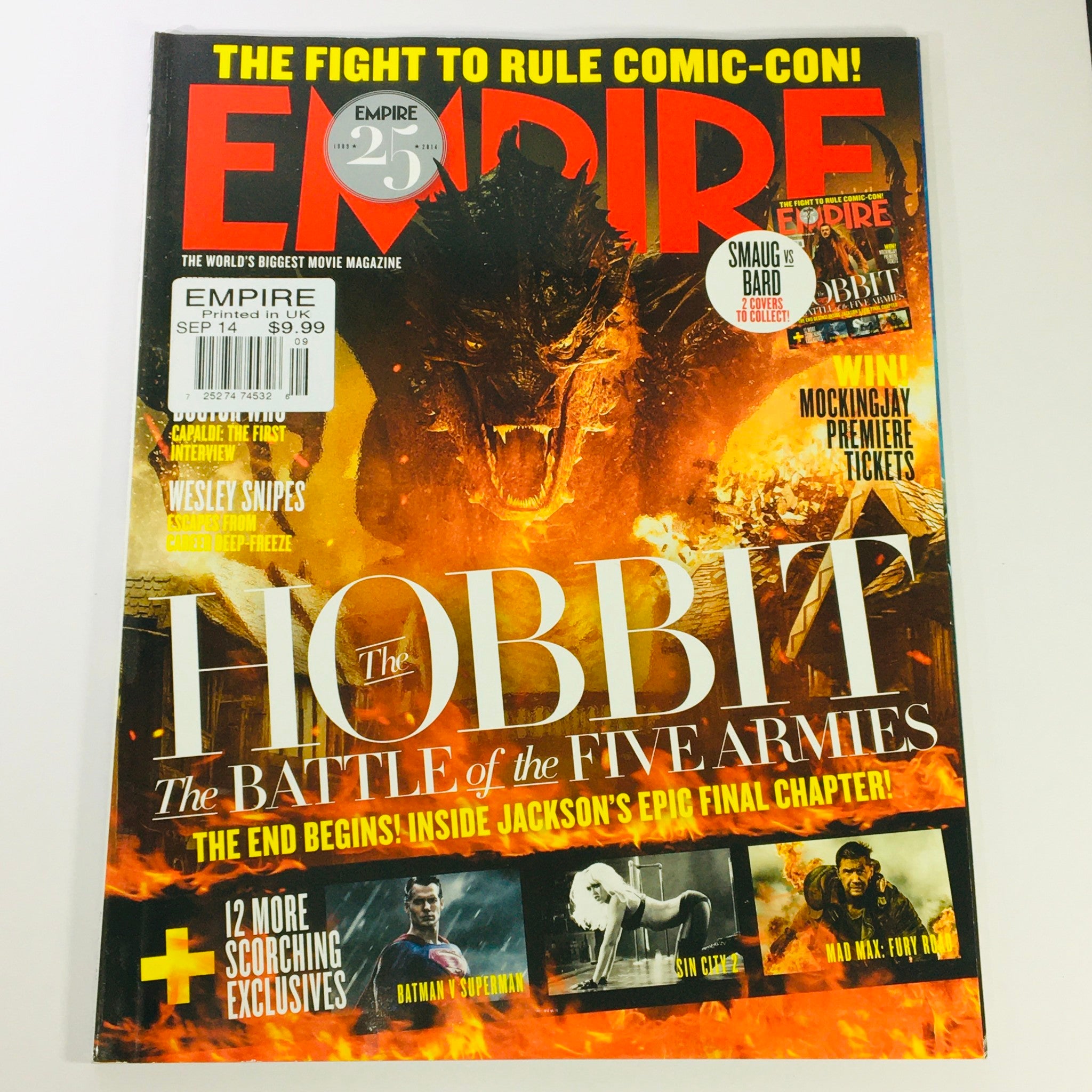 Empire Magazine September 2014 Henry Cavil, Batman vs Superman UK Import