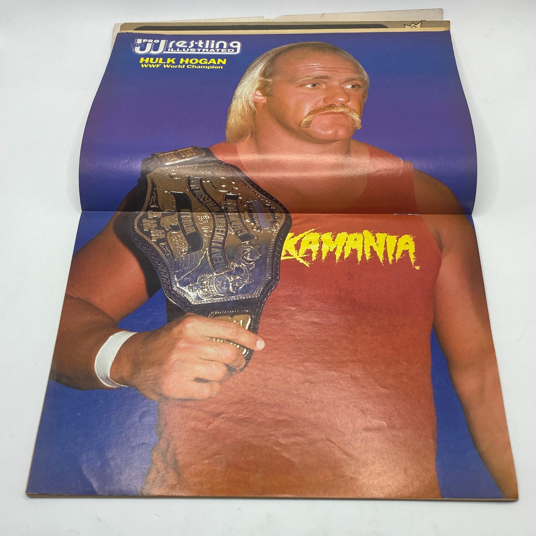 Pro Wrestling Illustrated Magazine June 1987 Magnum T.A. w Poster No Label