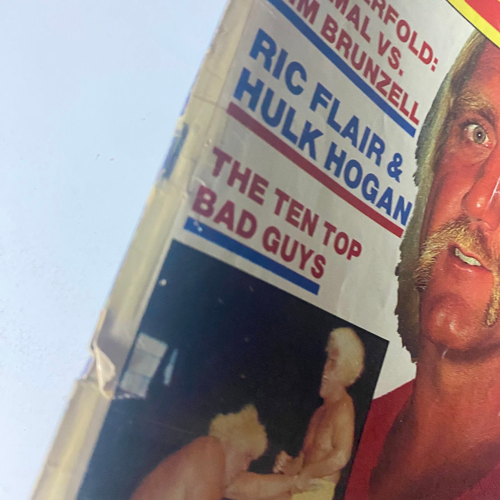 Wrestling Eye Magazine November 1985 Hulk Hogan w Poster GD Interior No Label