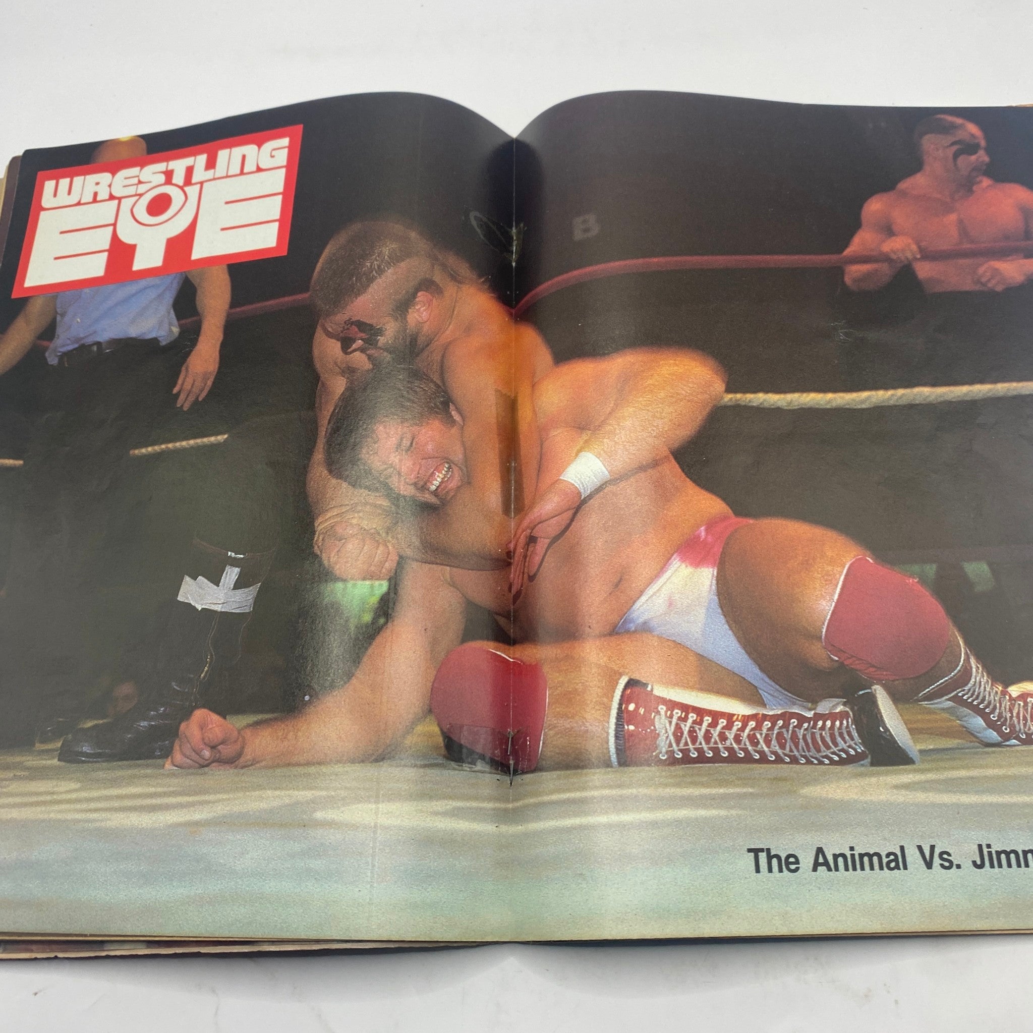 Wrestling Eye Magazine November 1985 Hulk Hogan w Poster GD Interior No Label