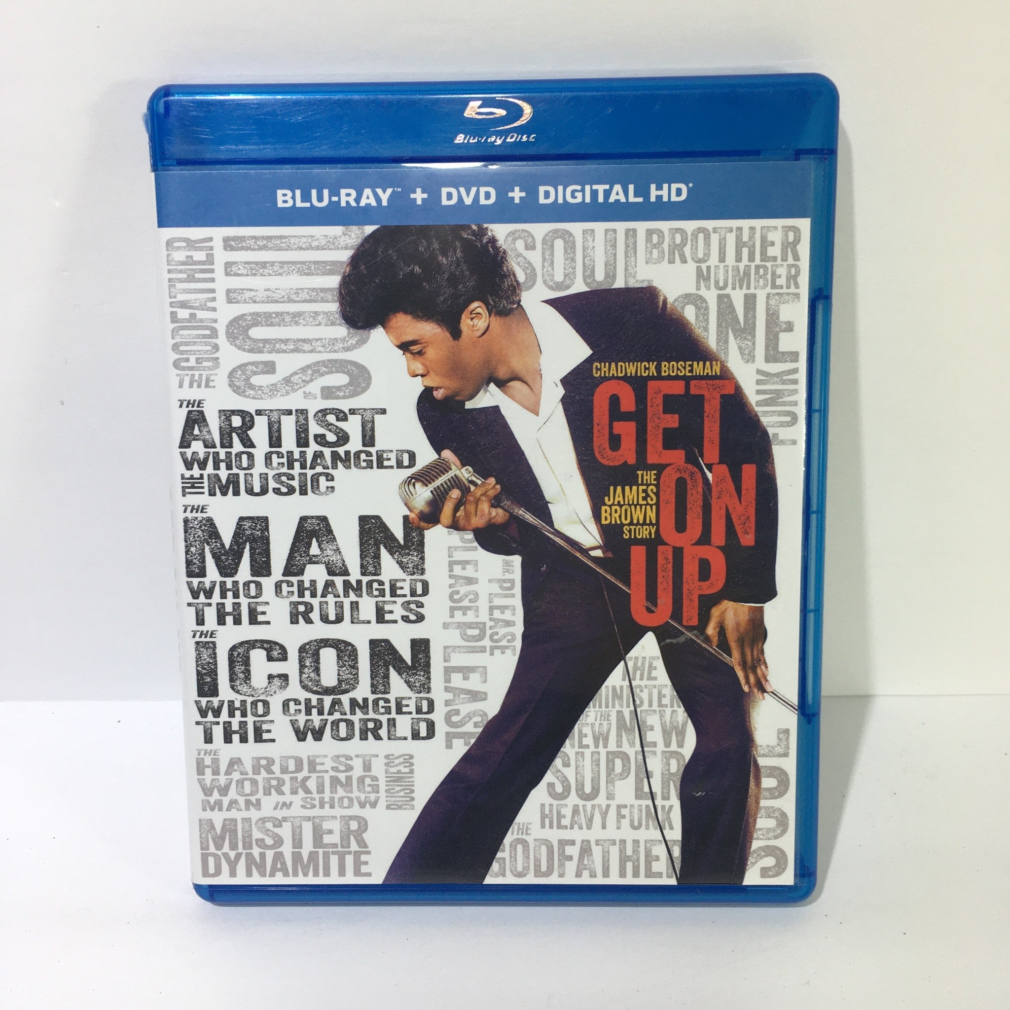 Chadwick Boseman Get On Up: The James Brown Story Blu-ray Disc