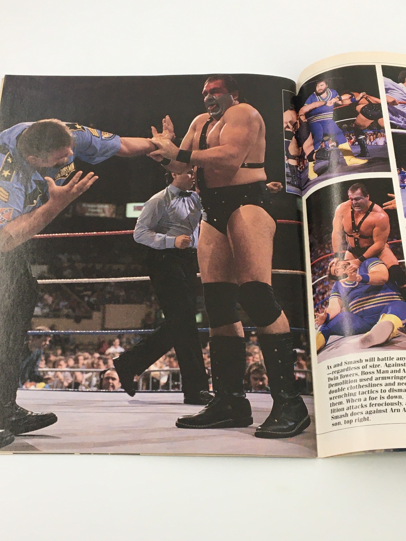 VTG WWF Wrestling Spotlight Magazine Vol 6 1989 Demolition Ax & Smash No Label