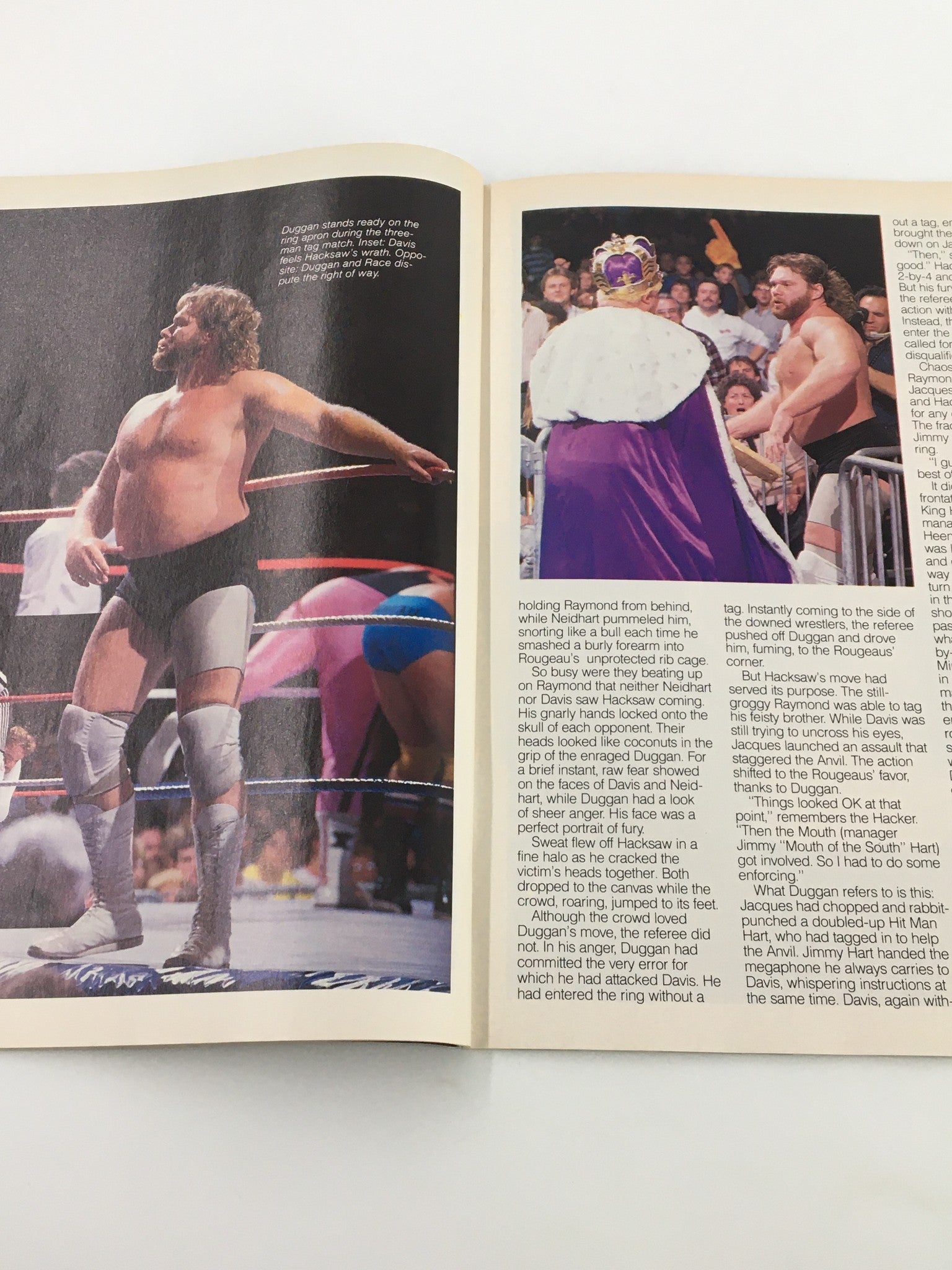 VTG WWF Magazine January 1988 Hulk Hogan, Ted DiBiase, Honky Tonk Man No Label