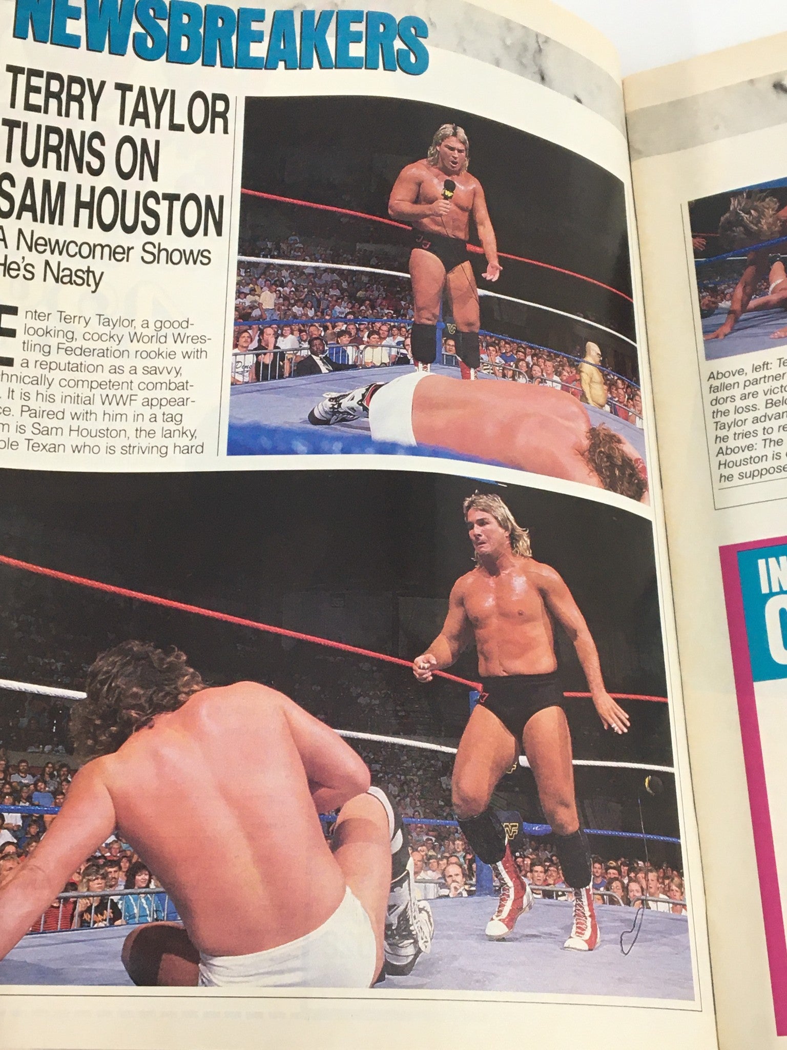 VTG WWF Magazine October 1988 Hulk Hogan and Hacksaw Jim Duggan