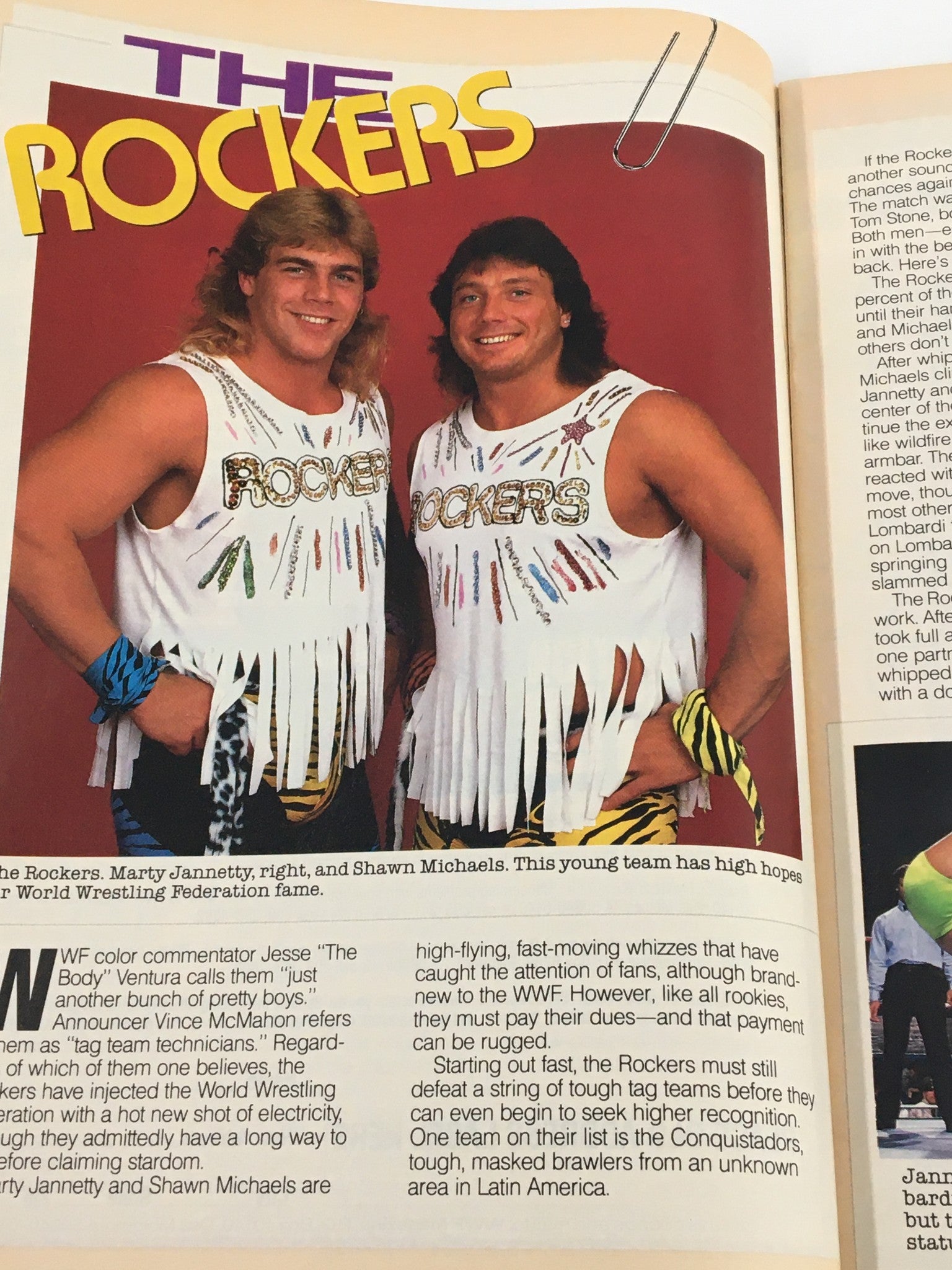 VTG WWF Magazine September 1988 Brutus The Barber Beefcake and Haku Crowned