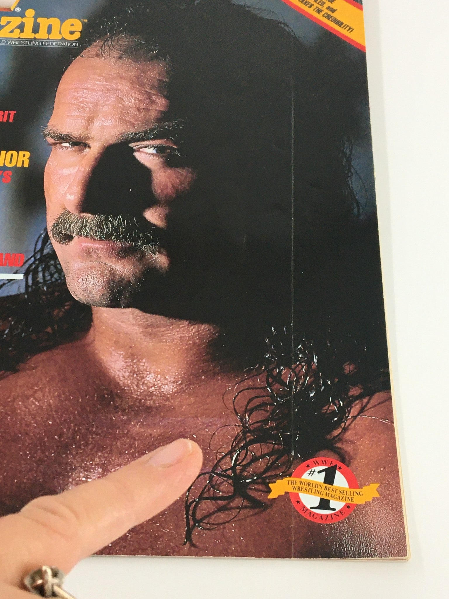 VTG WWF Magazine July 1991 Jake the Snake, Ultimate Warrior and Hacksaw