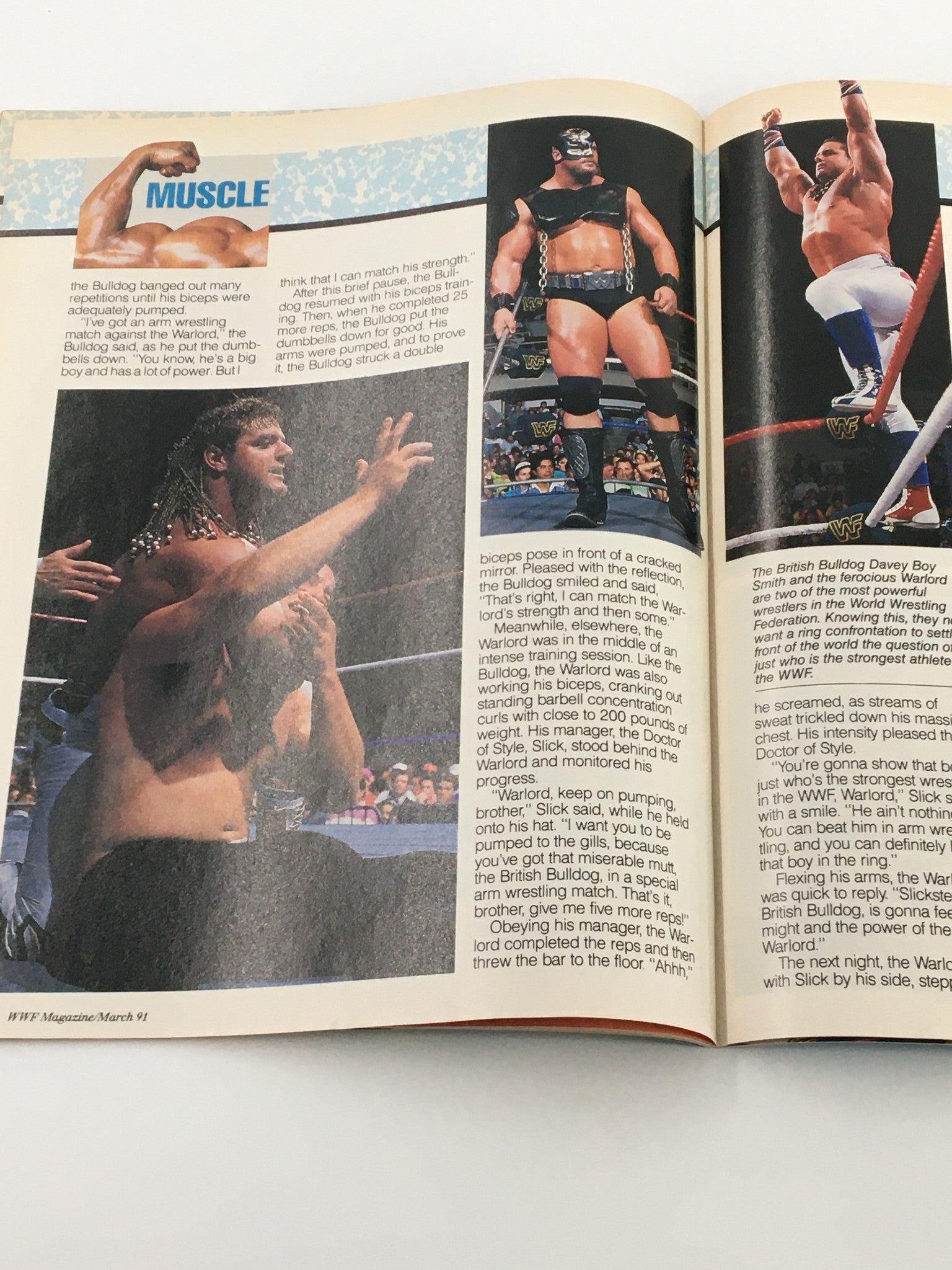 VTG WWF Magazine March 1991 The Rockers, The Undertaker and British Bulldog