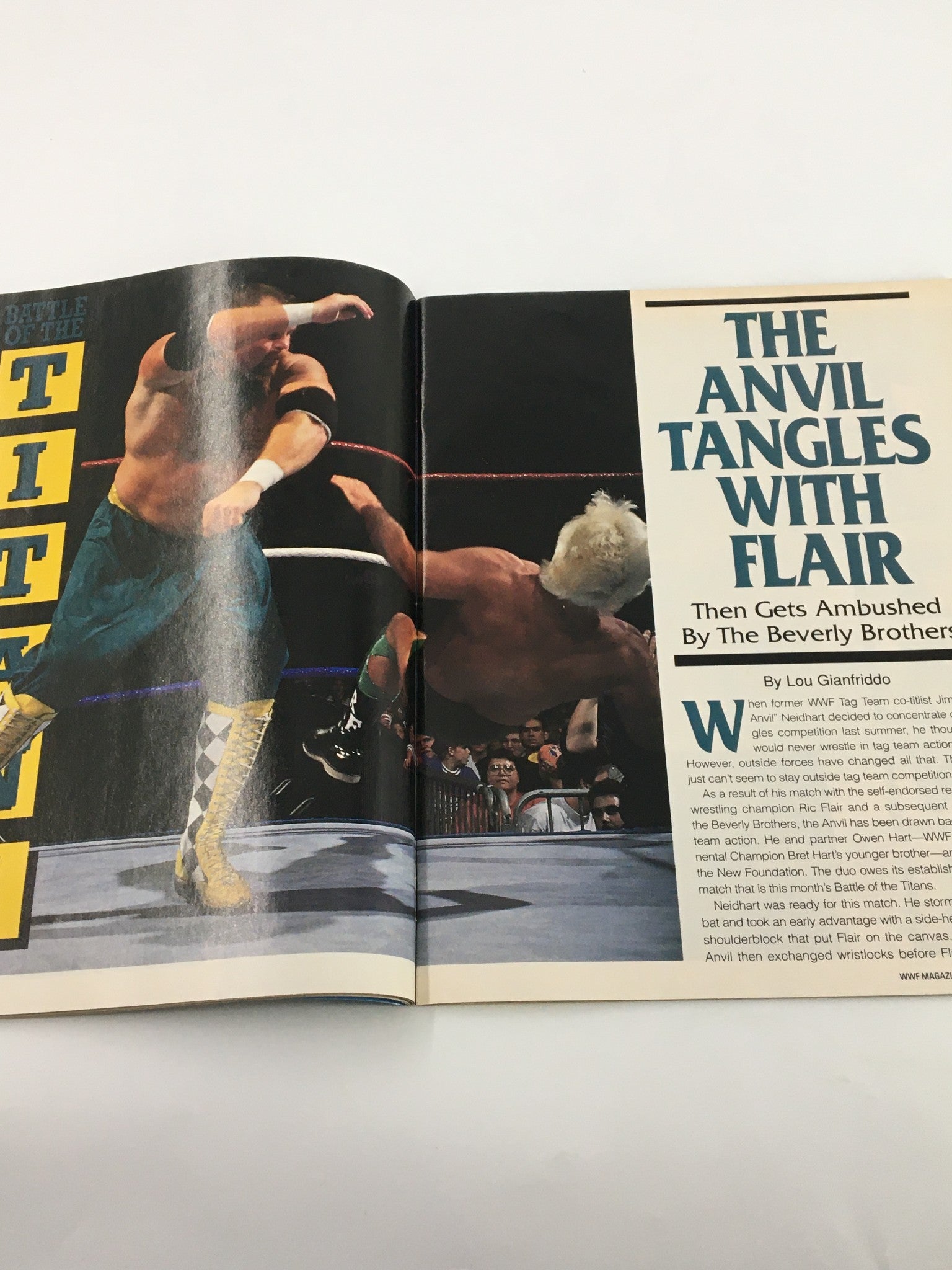 VTG WWF Magazine January 1992 The Undertaker, Macho Man and Bret Hart