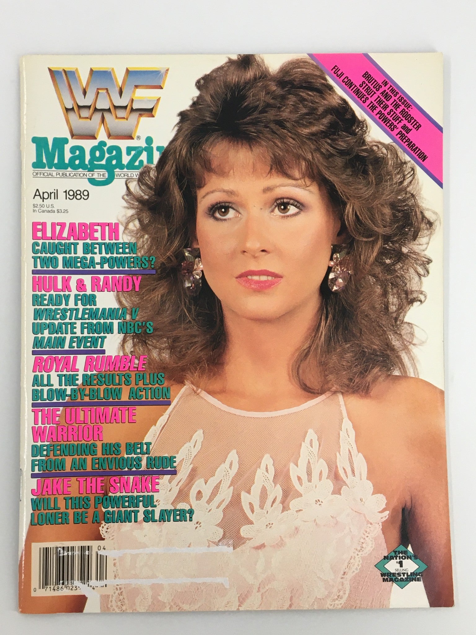 VTG WWF Magazine April 1989 Miss Elizabeth, Hulk Hogan and Randy Savage