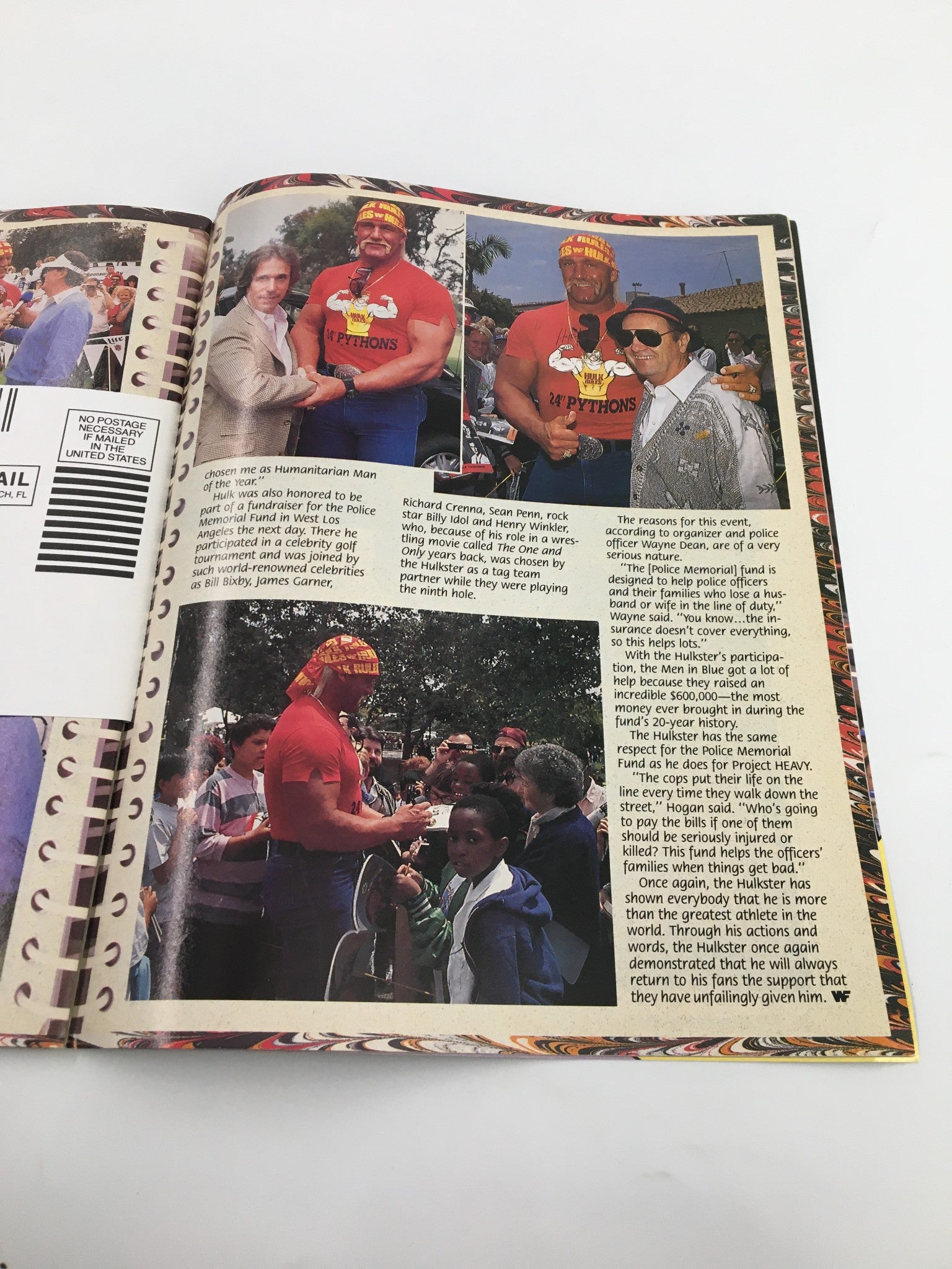 VTG WWF Magazine September 1990 Hulk Hogan, Legion of Doom and Ted DiBiase