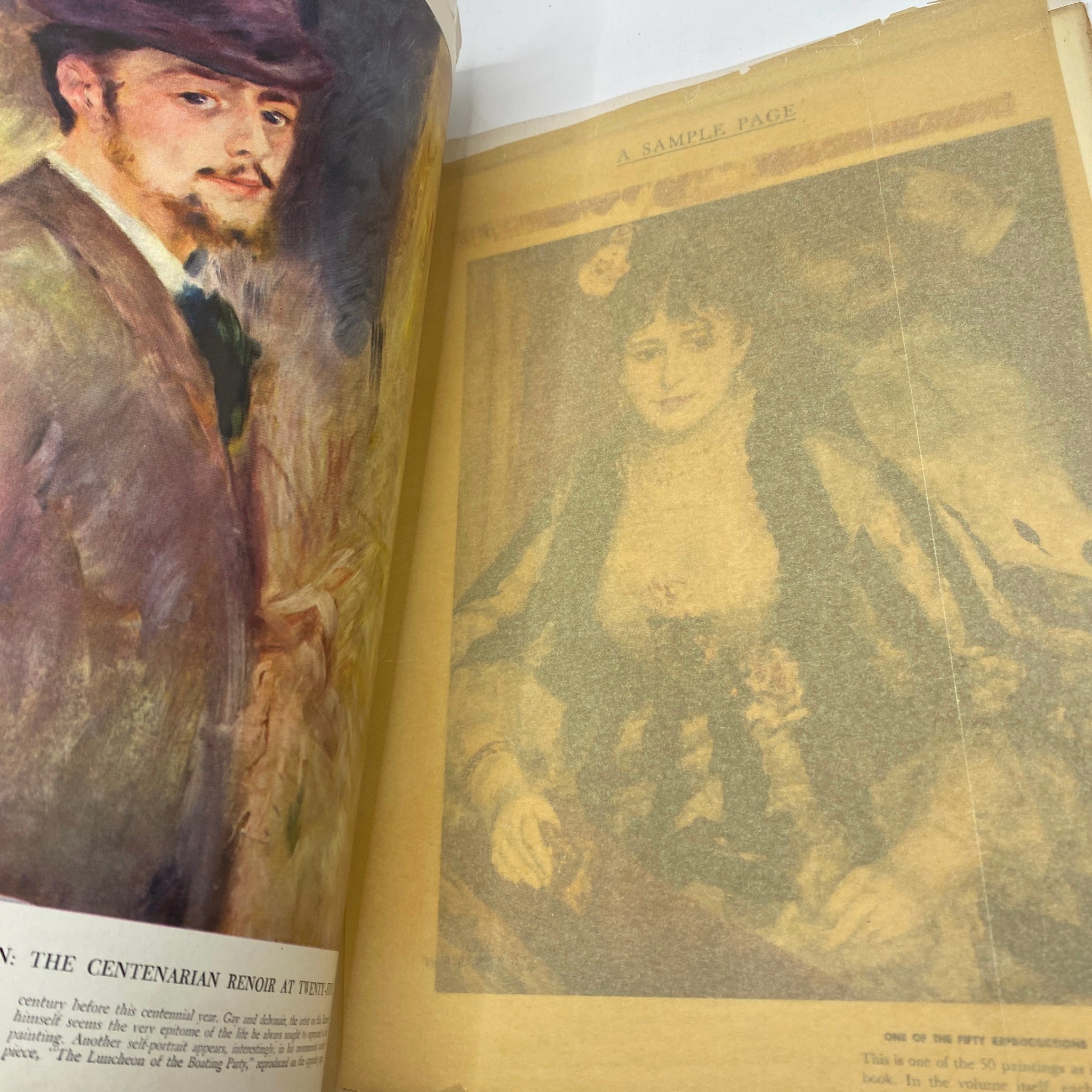 VTG Art News Magazine November 15, 1941 Portrait of Madame Henriot No Label
