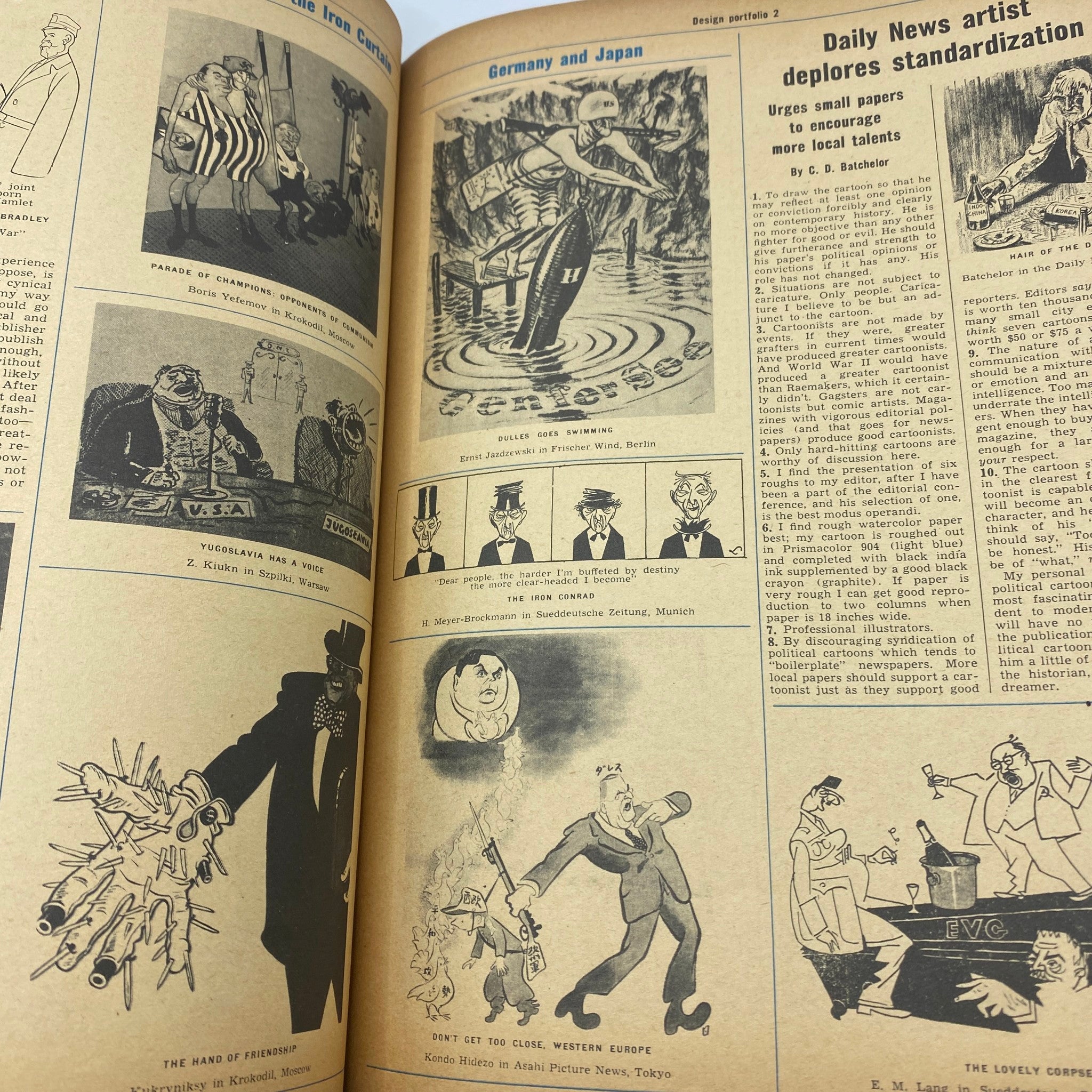 VTG Art News Magazine October 1954 New England: Classical Autumn No Label