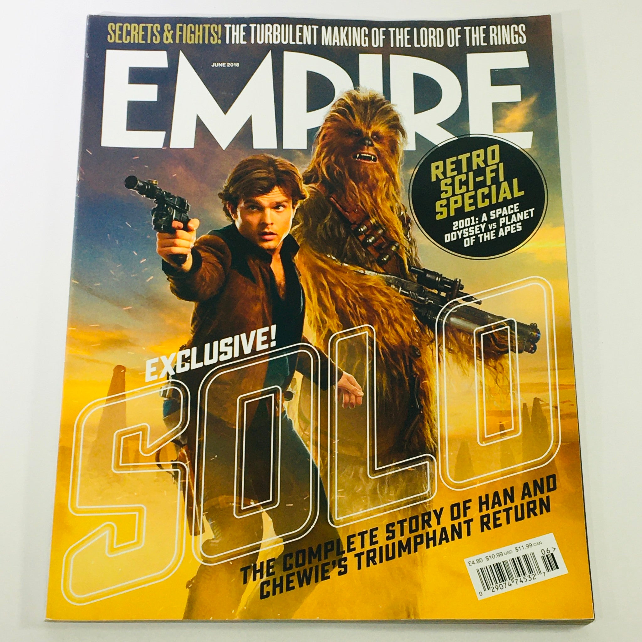 Empire Magazine June 2018 #349 Alden Ehrenreich Solo A Star Wars Story UK Import