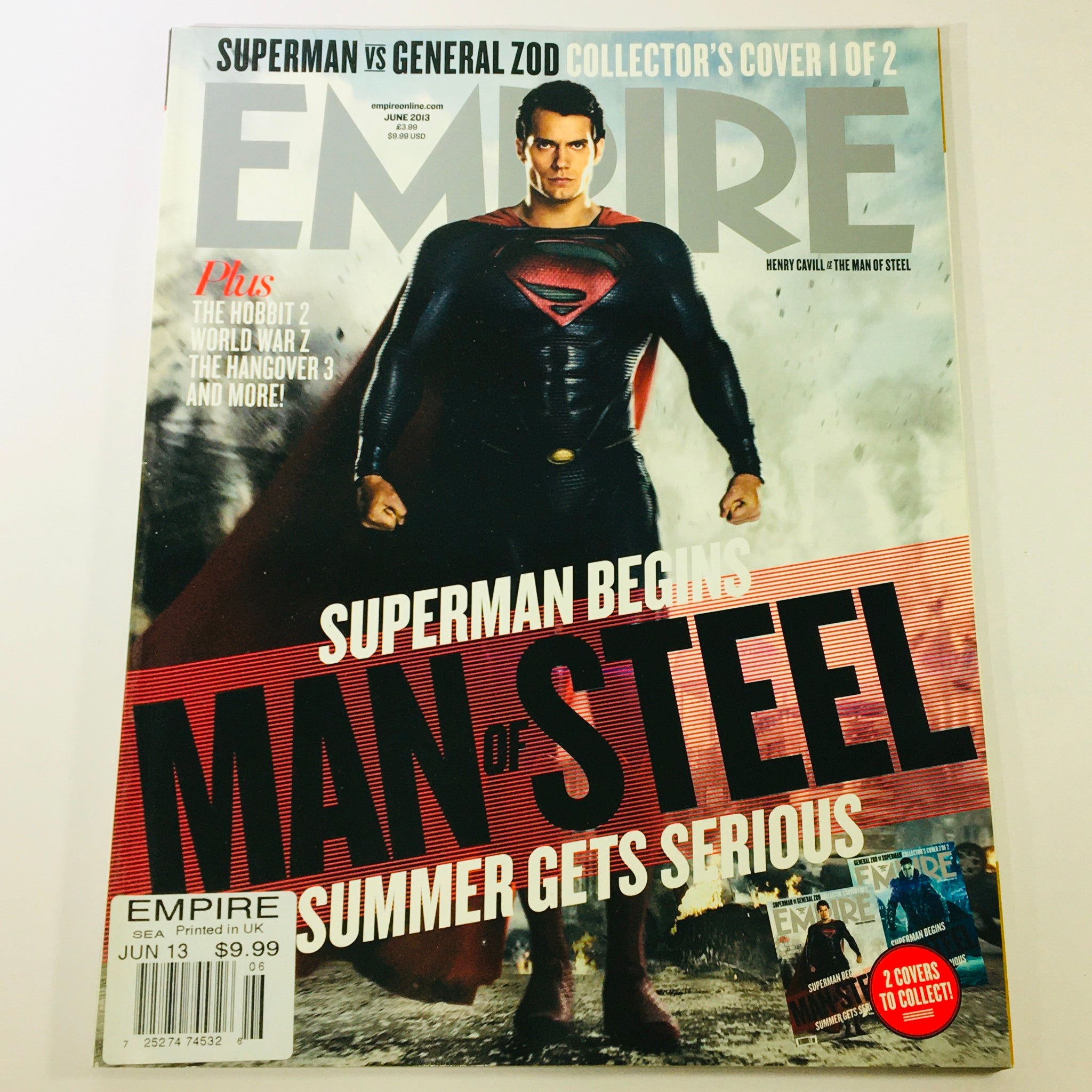 Empire Magazine June 2013 #288 Henry Cavil, Superman Man of Steel UK Import