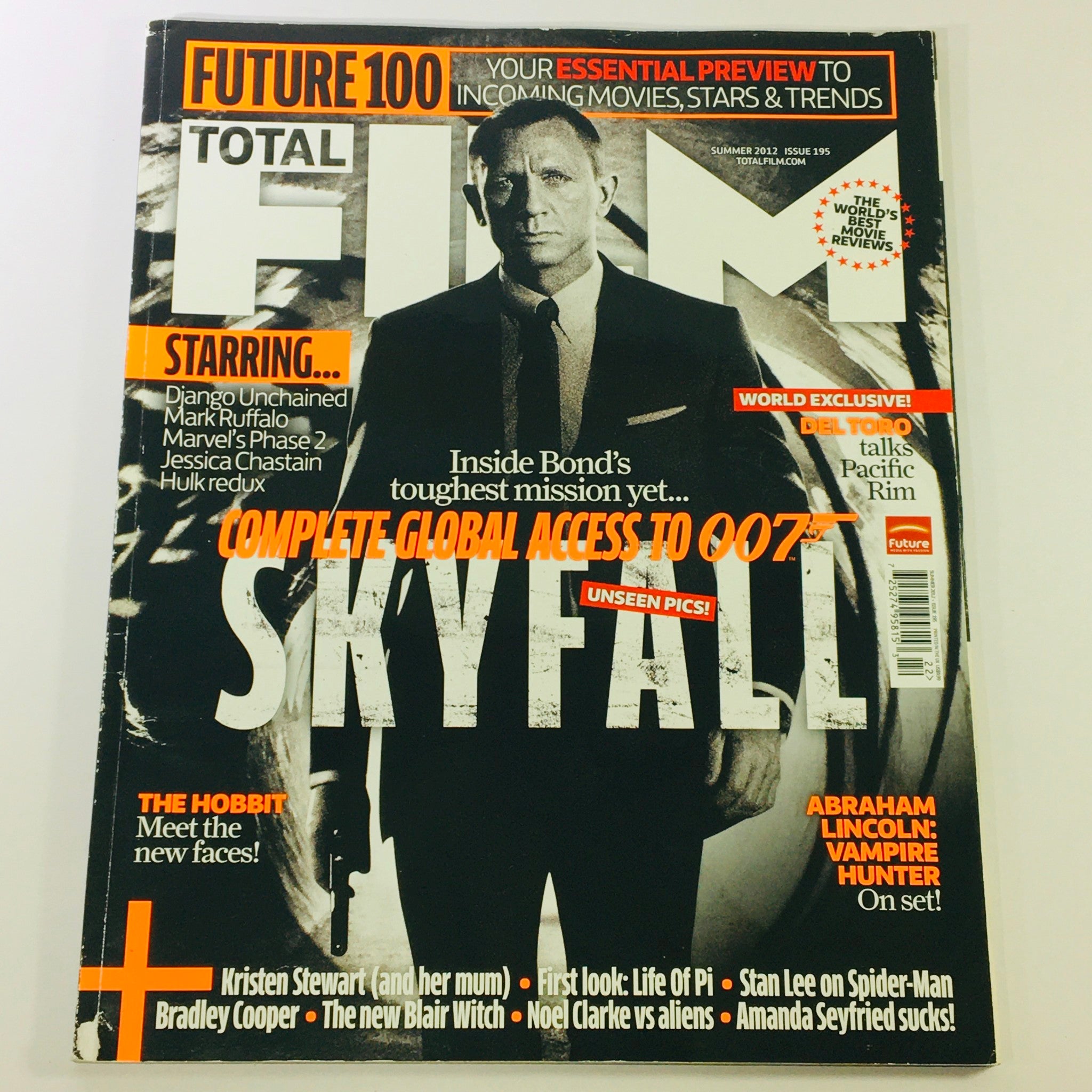 Total Film Magazine Sumer 2012 #195 Daniel Craig, 007 Skyfall, UK Import