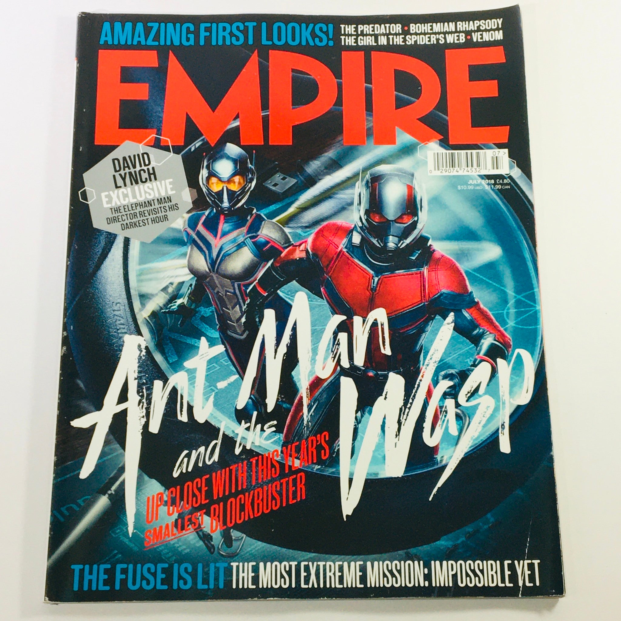 Empire Magazine July 2018 #351 Evangeline Lilly, Paul Rudd, Antman UK Import