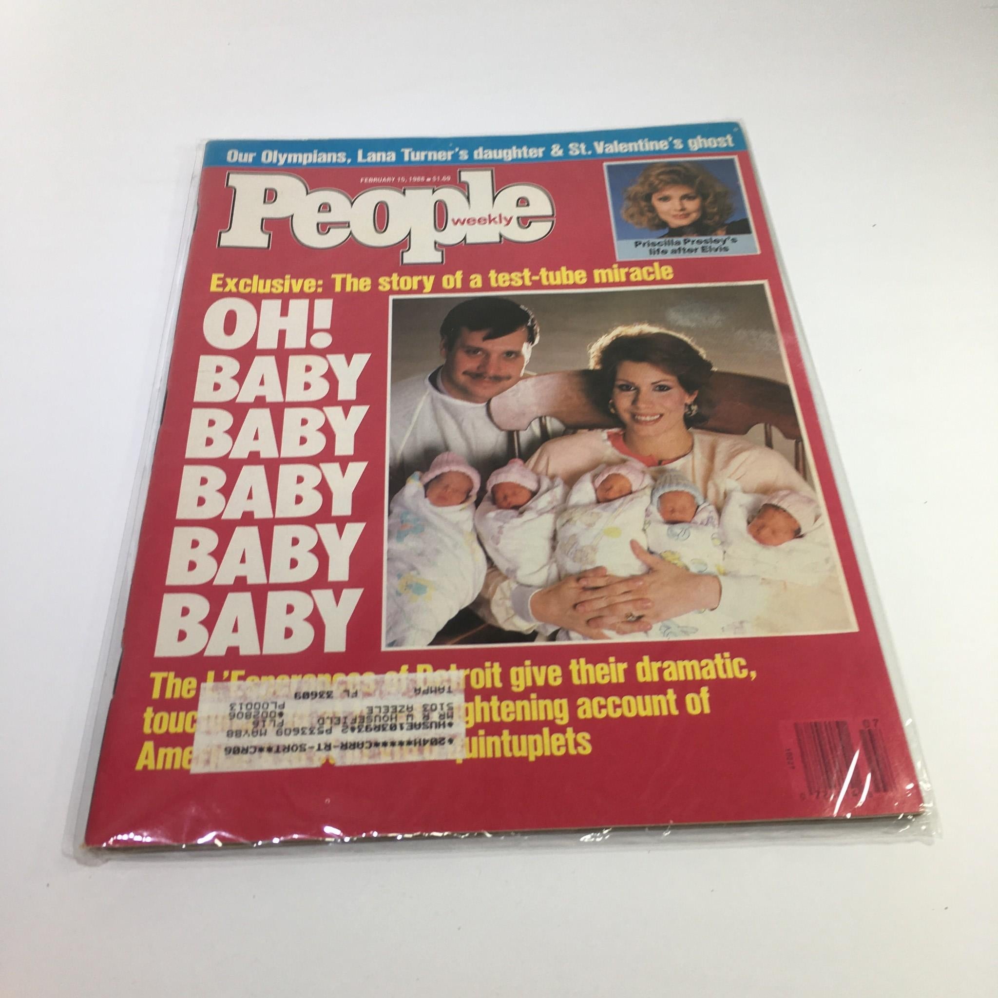 People Magazine February 15 1988 The Test Tubes Miracles Feature VG