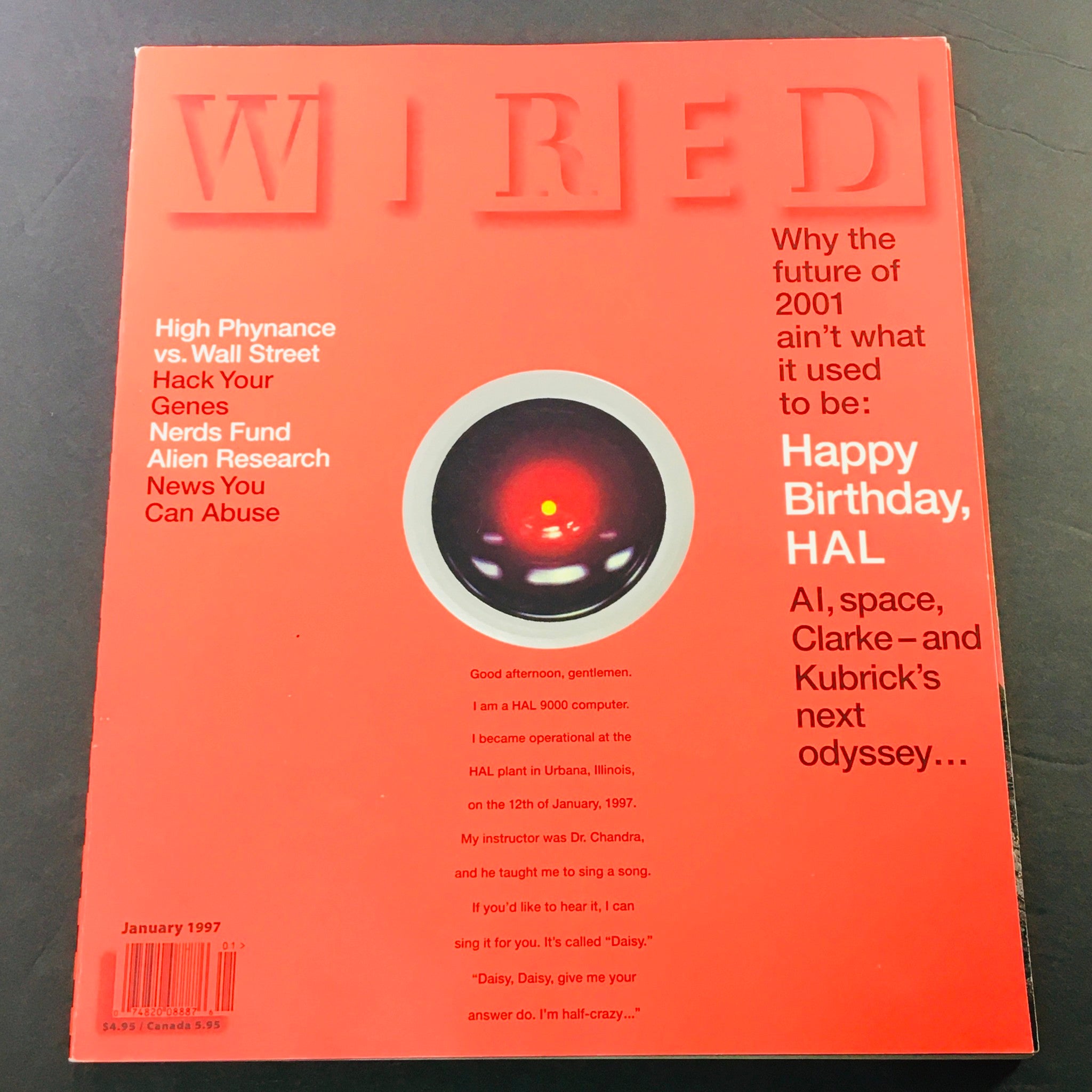 Wired Magazine January 1997 Nerds Fund Alien Research, Phynance vs Wall Street