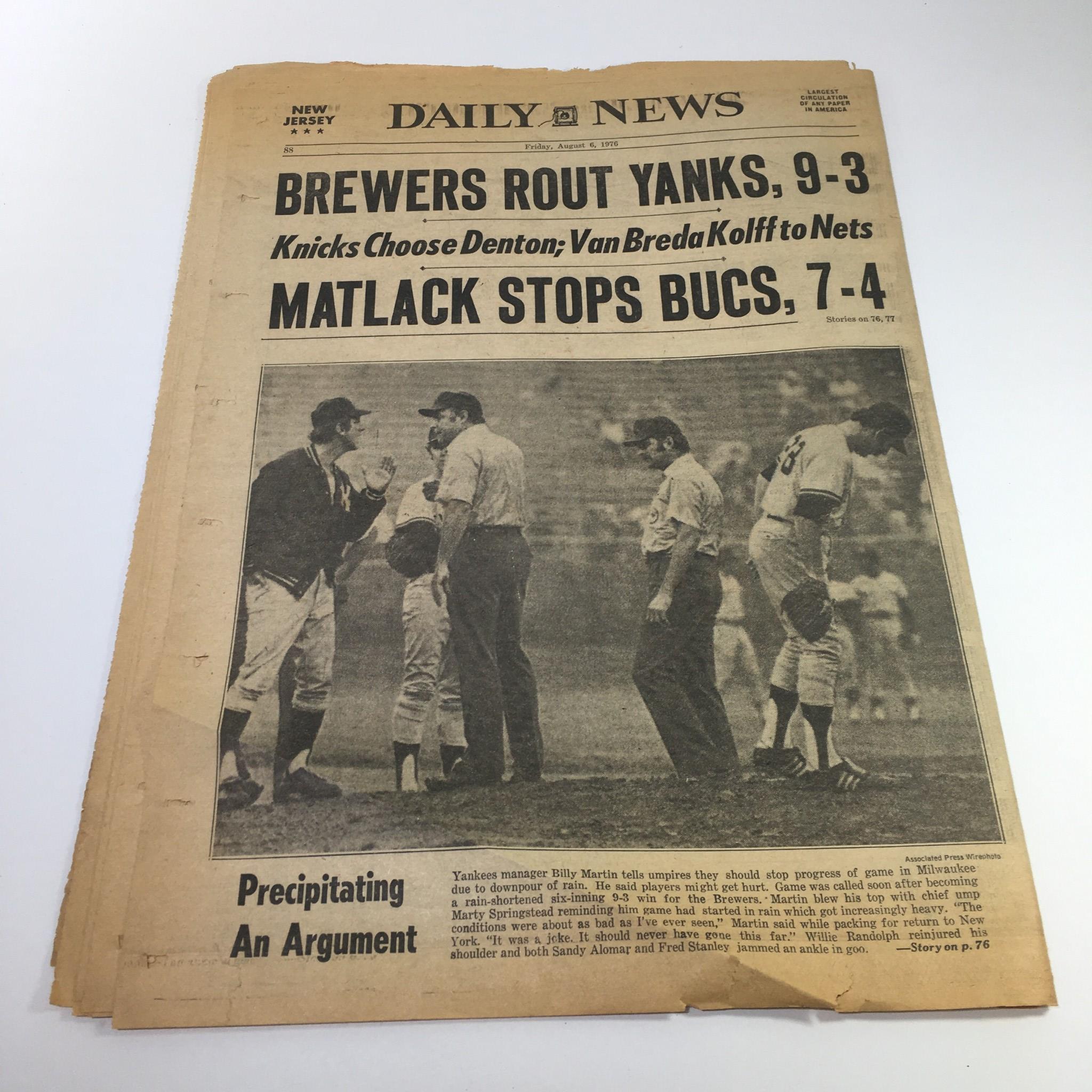 NJ Daily News: Aug 6 1976 Legion Fever Rapidly Easing Ronald Reagan