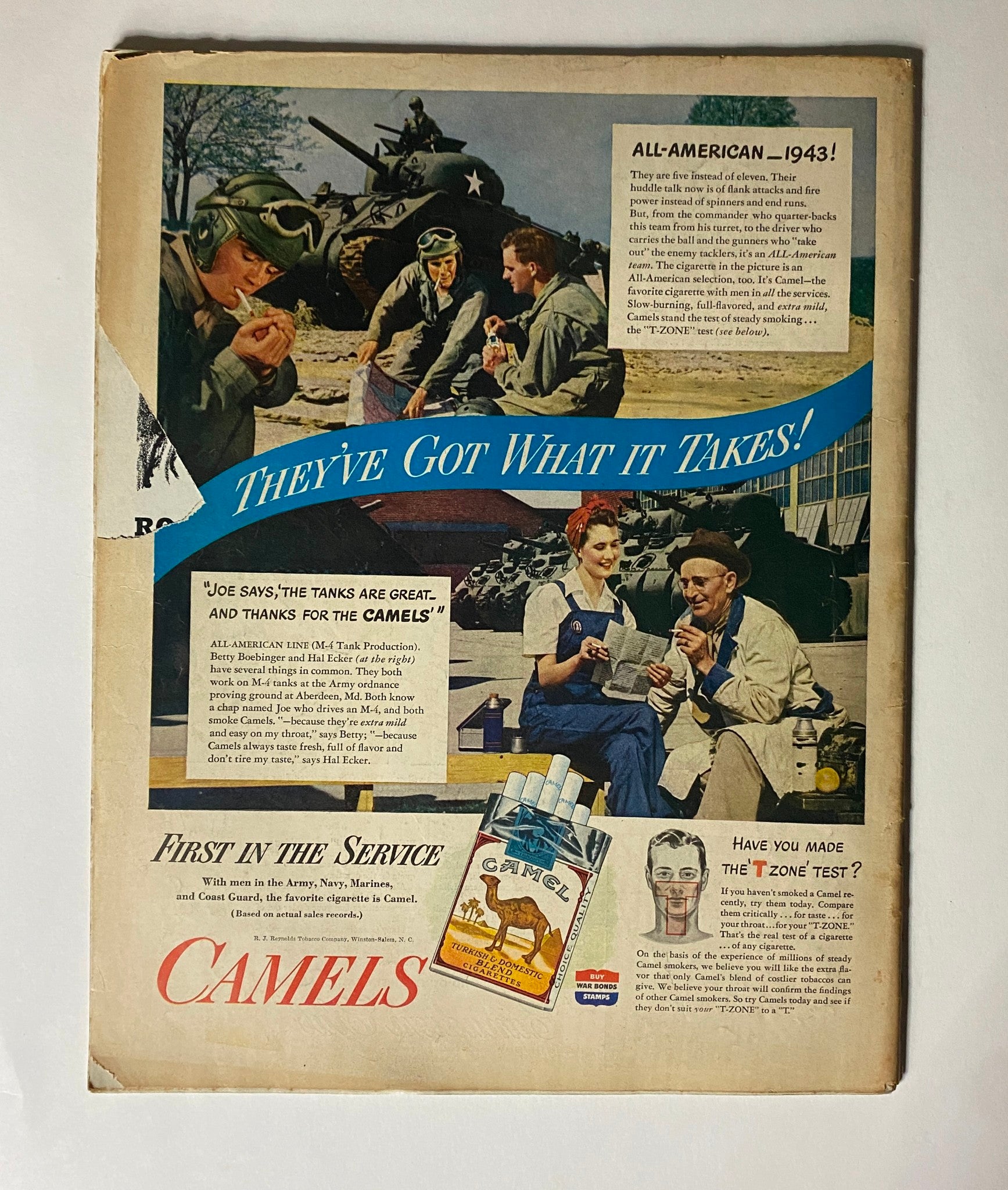 VTG Collier's Magazine November 13, 1943 Lawson Wood Cover