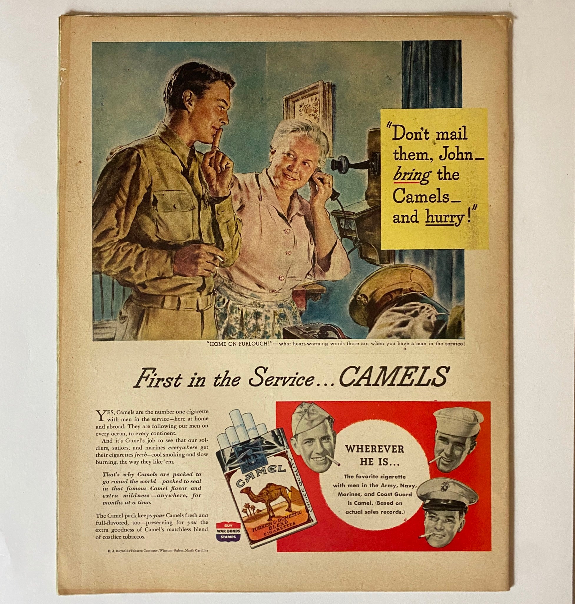 VTG Collier's Magazine February 5, 1944 Cover by Ronald McLeod