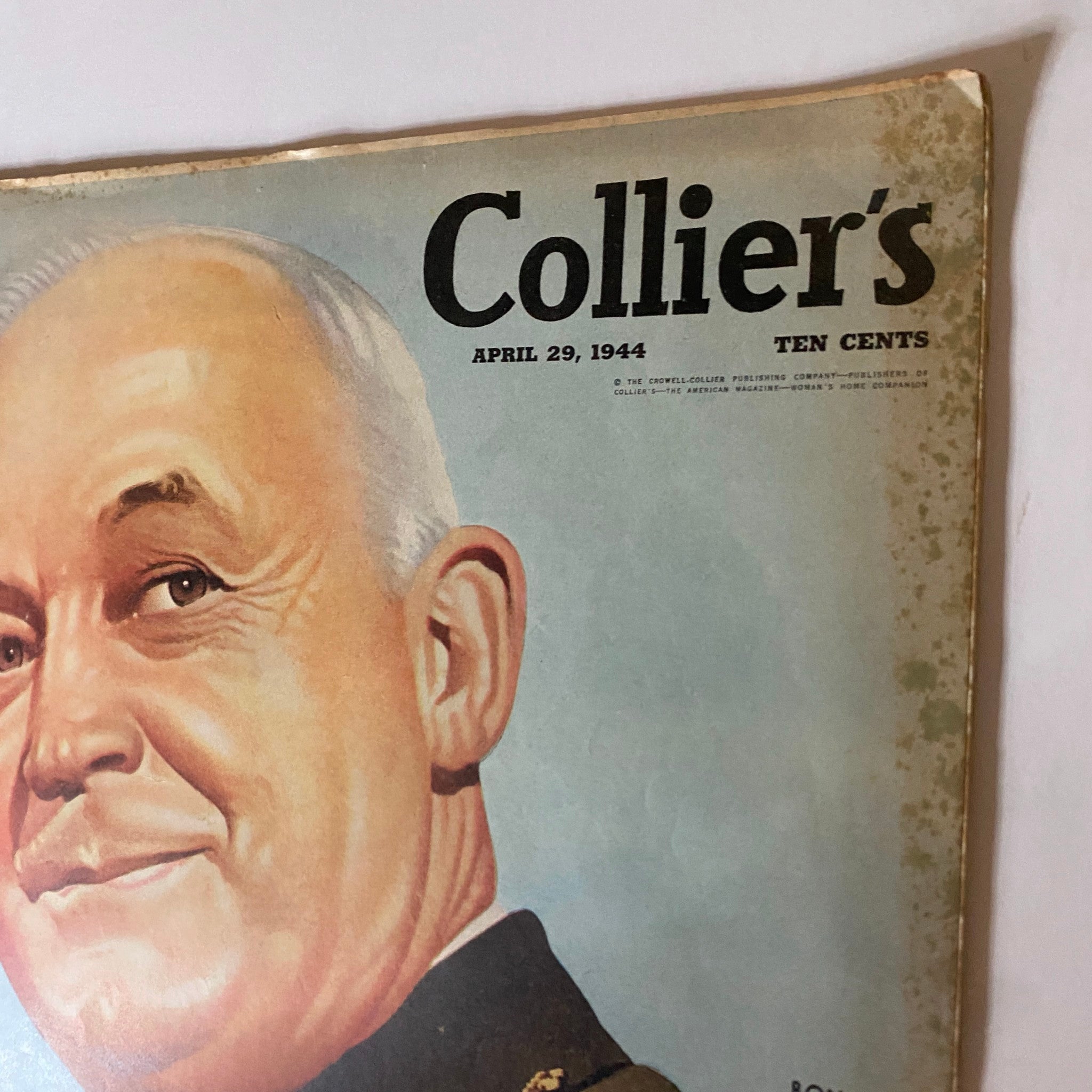 VTG Collier's Magazine April 29, 1944 General Henry H. Arnold Cover