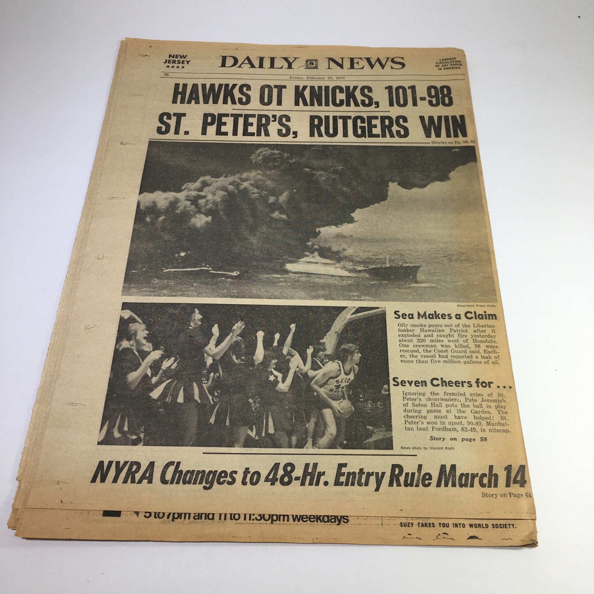 NY Daily News:2/25/77 Convict Actor In Lover's Death; Guilty In Sentence Case