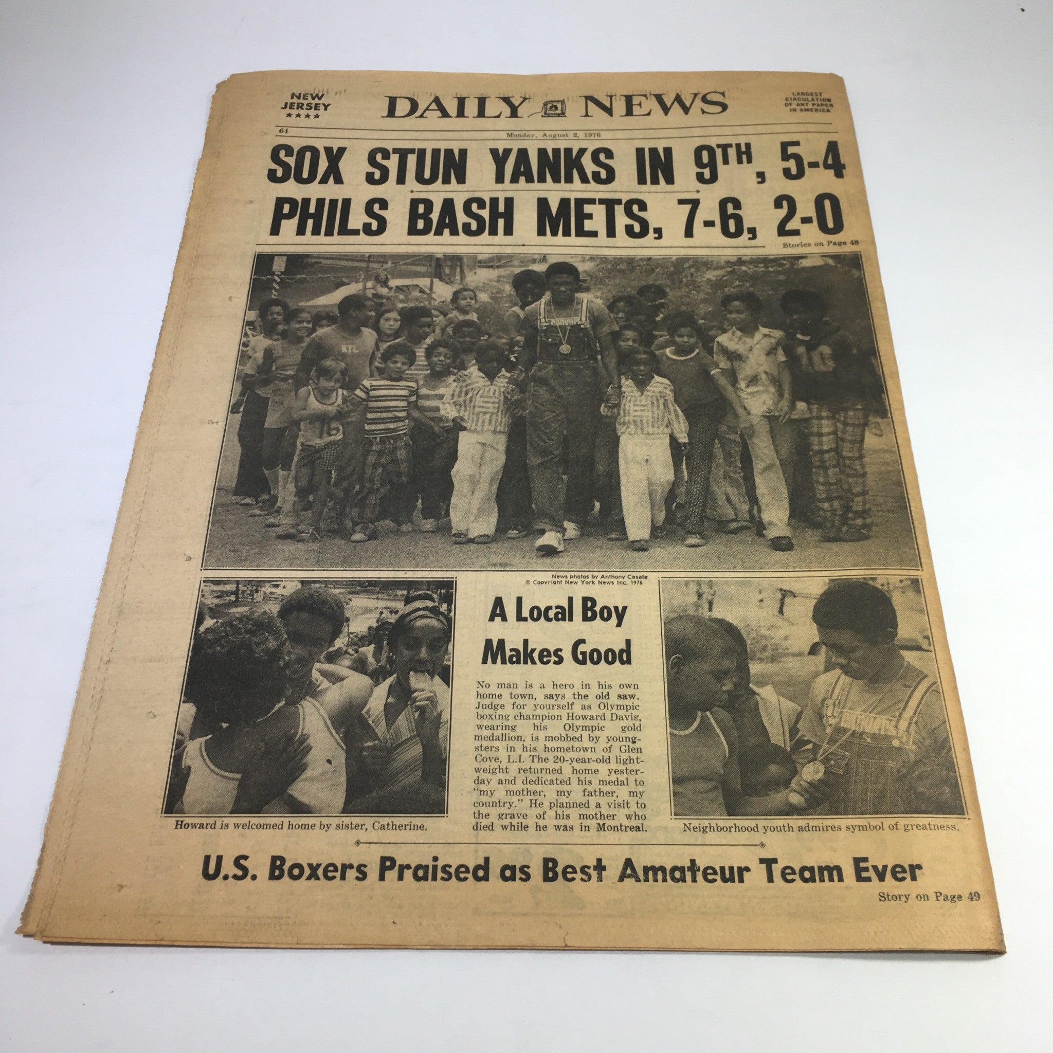 NY Daily News: Aug 2 1976 63 Die In Colo. Flash Flood Campers Trapped In Canyon