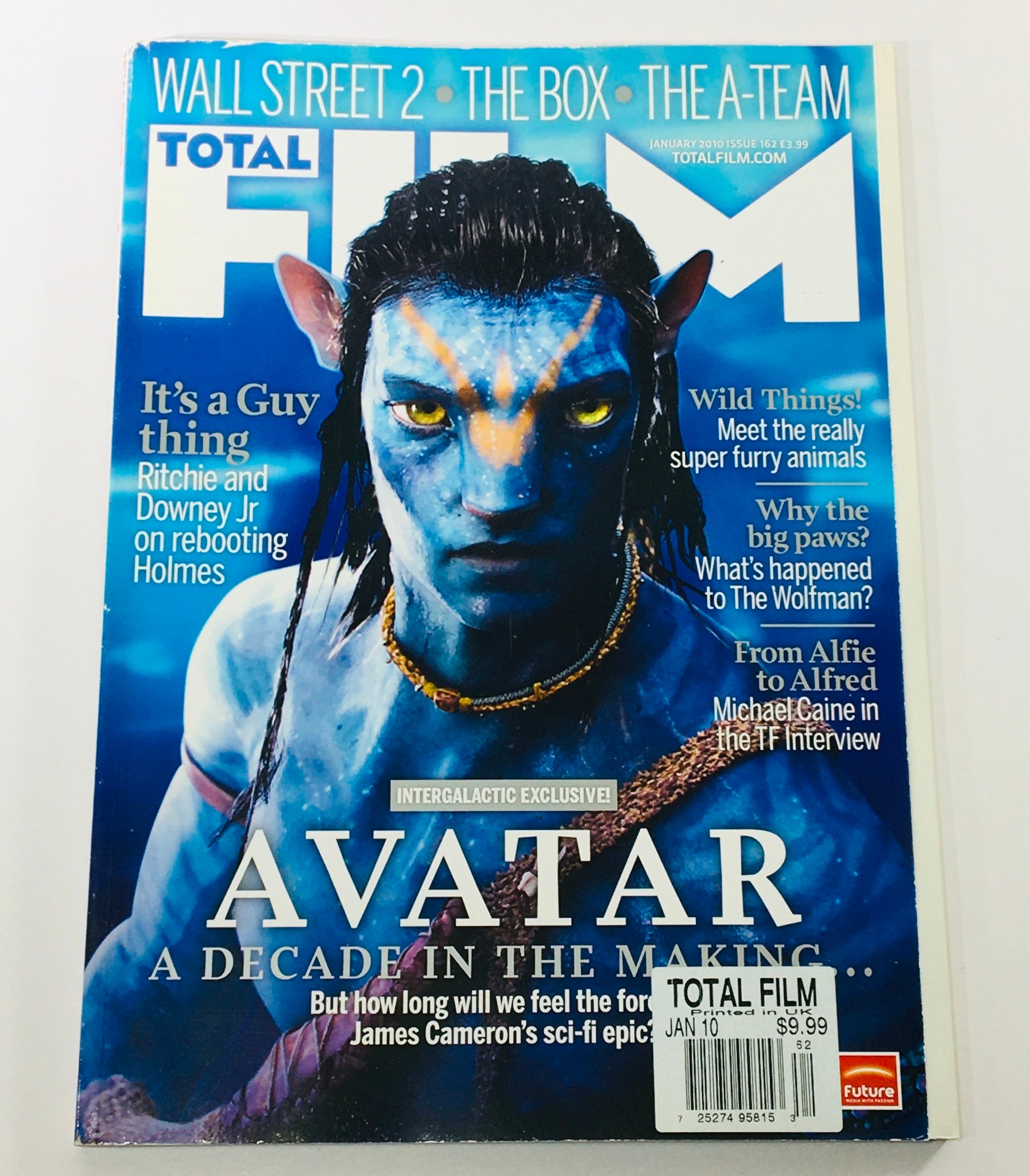 Total Film Magazine January 2010 #162 Sam Worthington, Zoe Saldana, UK Import